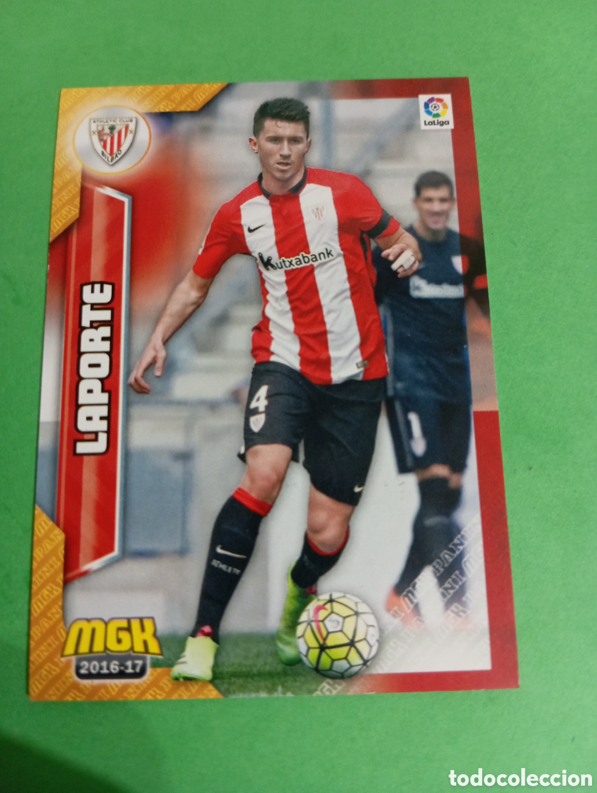 Figurine di Calcio: Laporte Athletic de Bilbao n&deg;34 / PANINI MEGACRACKS 2016/2017