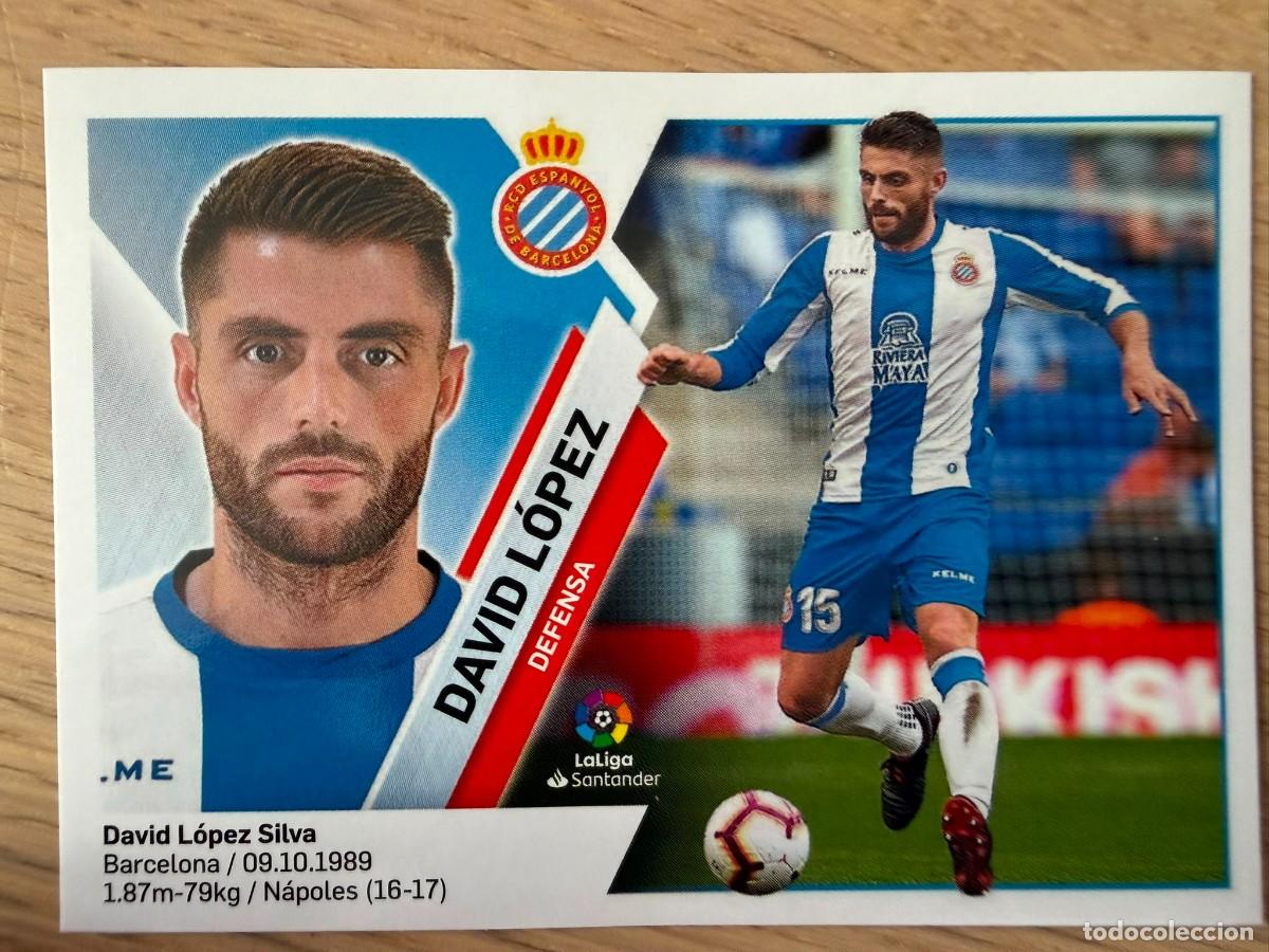 Figurine di Calcio: 4 DAVID LOPEZ ESPANYOL ESPA&Ntilde;OL 19 20 2019 2020 LIGA SANTANDER COLECCIONES ESTE SIN PEGAR STICKER