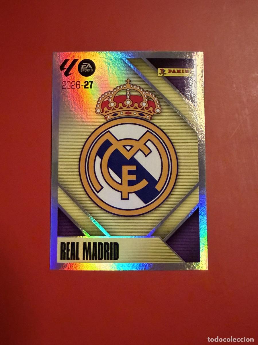 Figurine di Calcio: ESCUDO REAL MADRID 2026-2027 SIN PEGAR PANINI