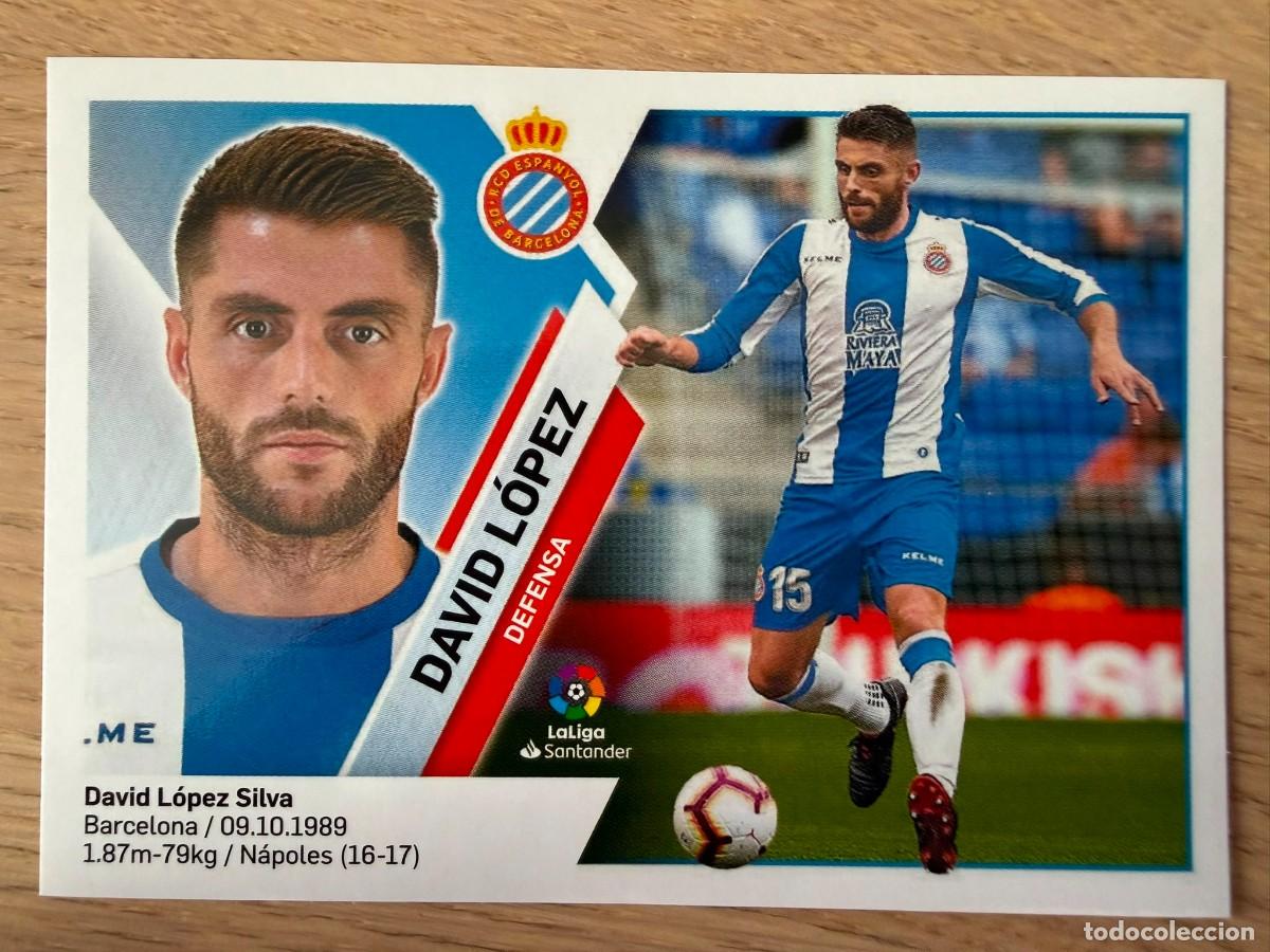Cromos de f&uacute;tbol: 4 DAVID LOPEZ ESPANYOL ESPA&Ntilde;OL 19 20 2019 2020 LIGA SANTANDER COLECCIONES ESTE SIN PEGAR STICKER