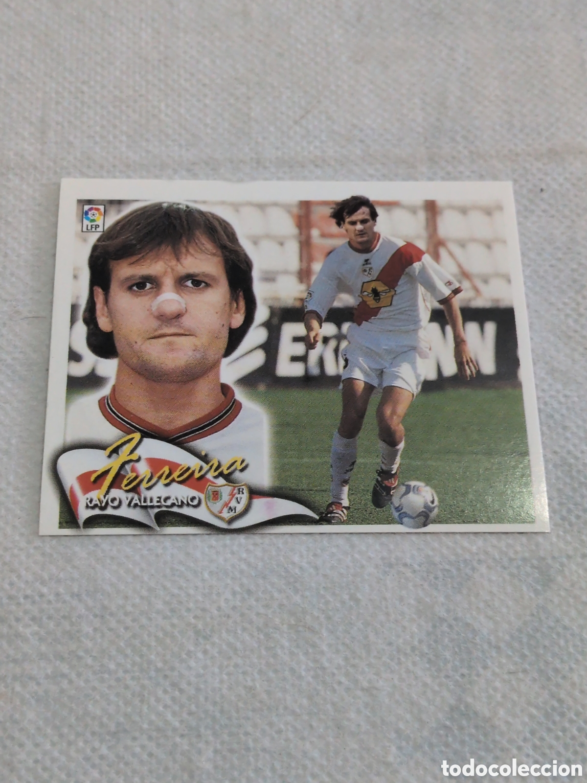 Figurine di Calcio: FERREIRA RAYO VALLECANO LIGA ESTE 2000 2001 00 01 NUNCA PEGADO SIN PEGAR