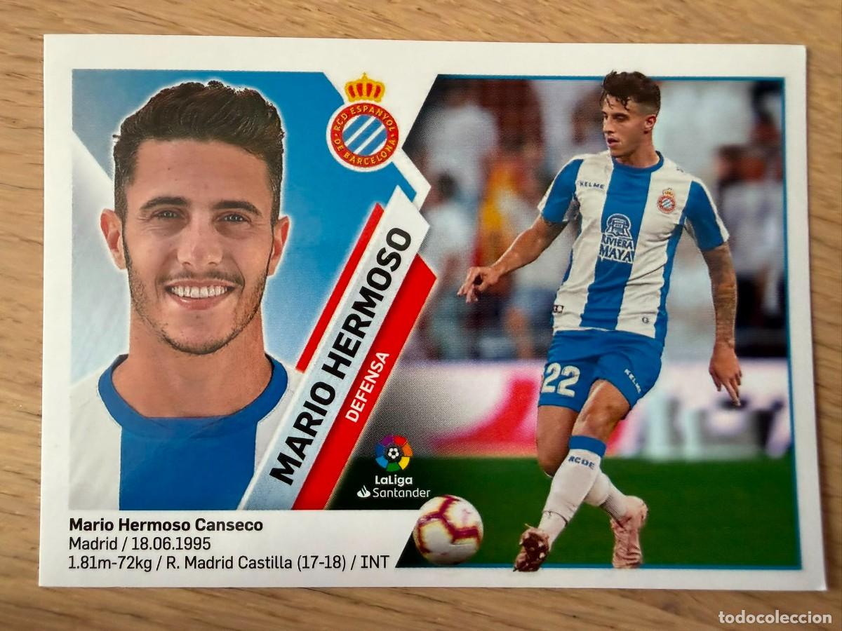 Cromos de f&uacute;tbol: 5A MARIO HERMOSO ESPANYOL ESPA&Ntilde;OL 19 20 2019 2020 LIGA SANTANDER COLECCIONES ESTE SIN PEGAR STICKER
