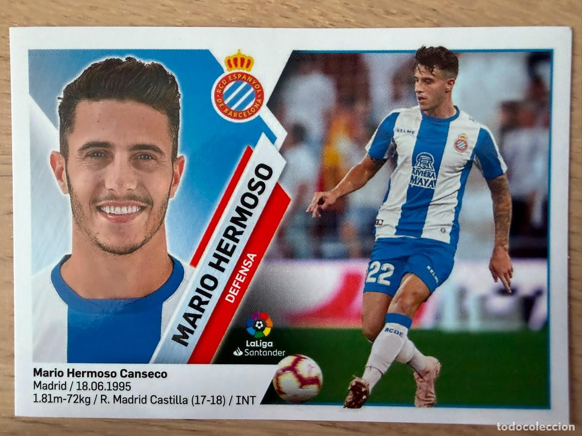 Cromos de f&uacute;tbol: 5A MARIO HERMOSO ESPANYOL ESPA&Ntilde;OL 19 20 2019 2020 LIGA SANTANDER COLECCIONES ESTE SIN PEGAR STICKER