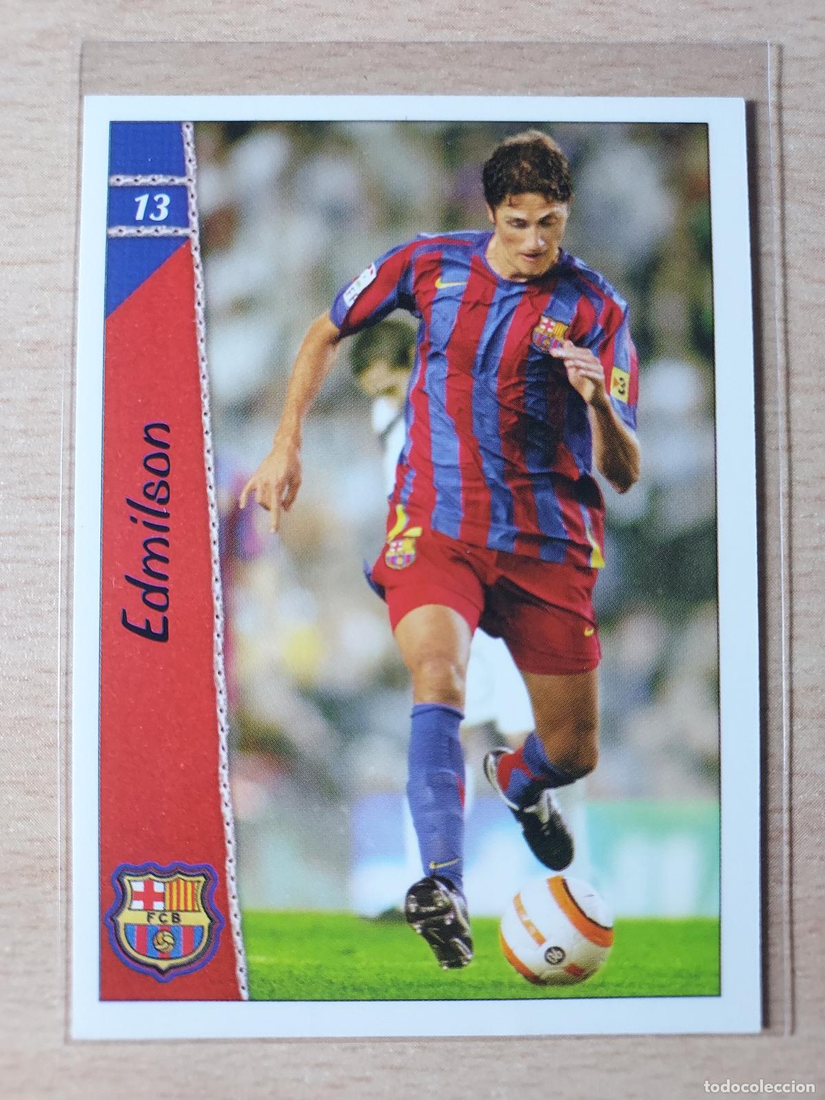 Cromos de f&uacute;tbol: 2006-2007 - 13 EDMILSON - FC BARCELONA - MUNDICROMO