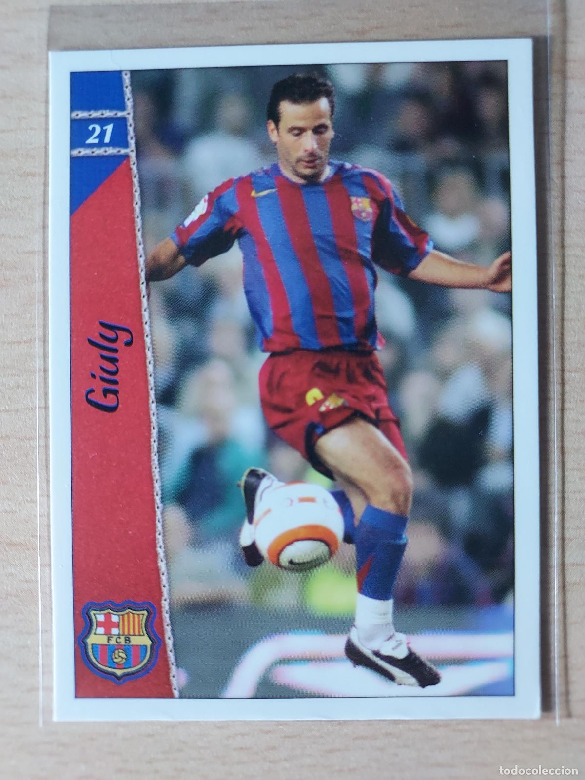 Fu&szlig;ball-Sticker: 2006-2007 - 21 GIULY - FC BARCELONA - MUNDICROMO