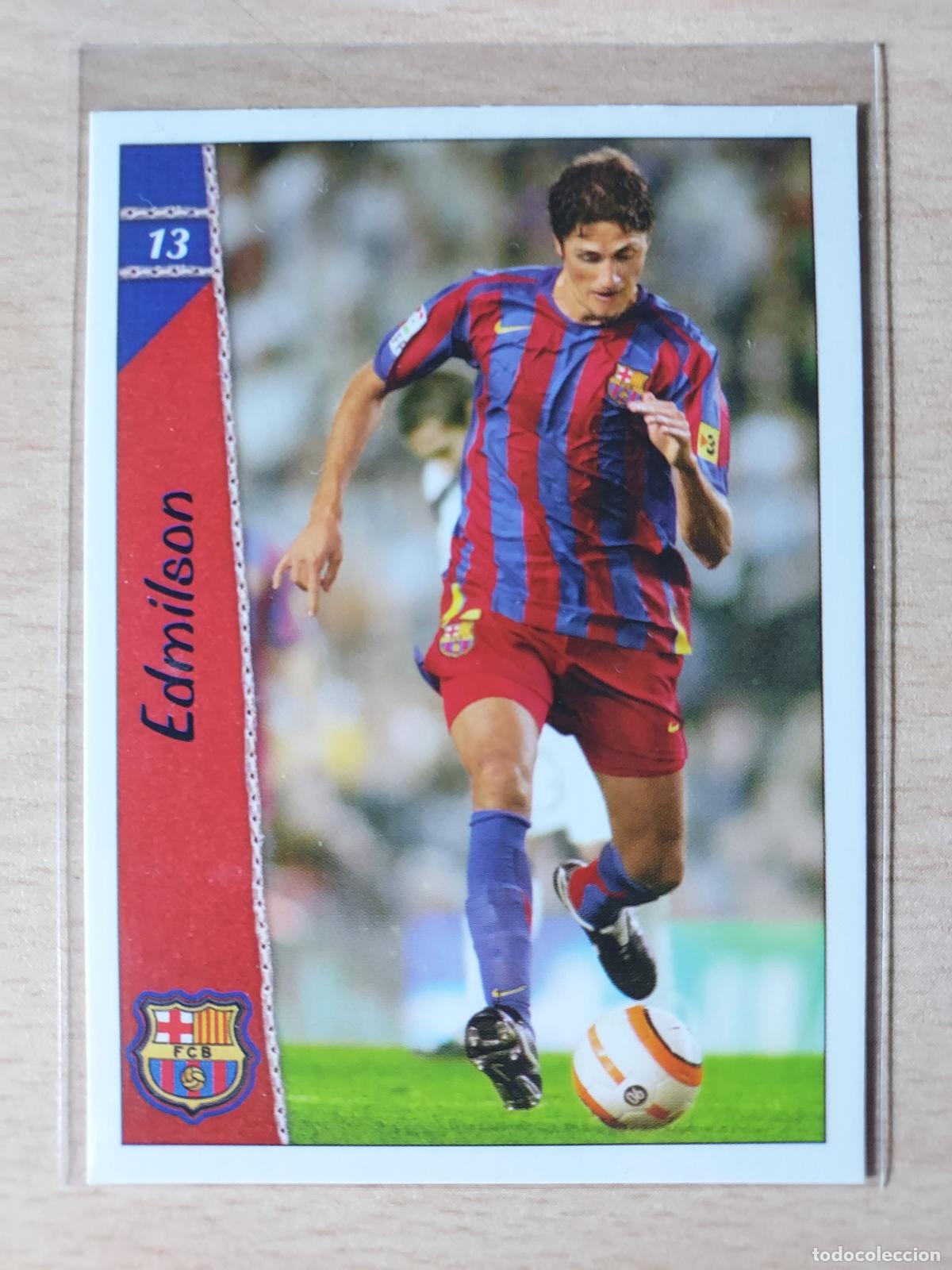 Fu&szlig;ball-Sticker: 2006-2007 - 13 EDMILSON - FC BARCELONA - MUNDICROMO