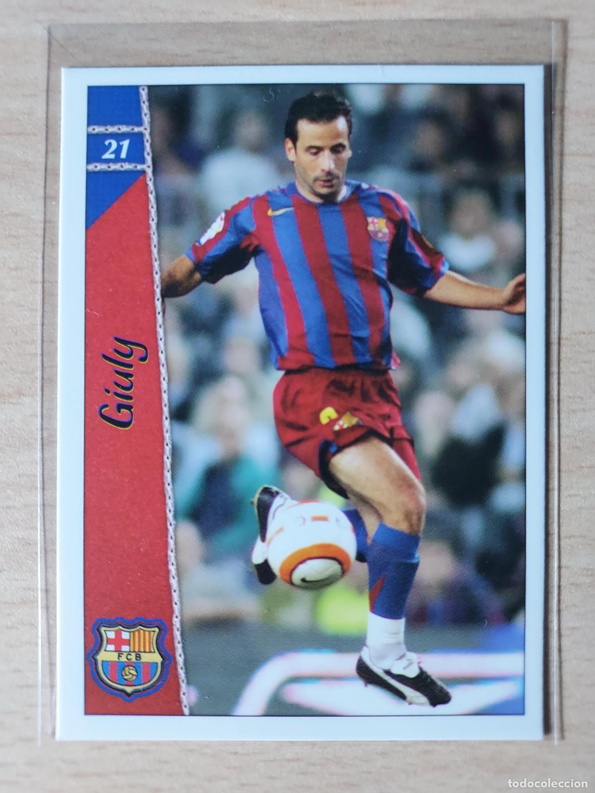 Figurine di Calcio: 2006-2007 - 21 GIULY - FC BARCELONA - MUNDICROMO