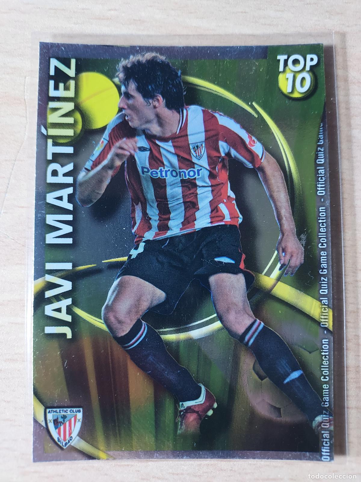 Cromos de f&uacute;tbol: 2010-2011 - 617 JAVI MARTINEZ (LISO AMARILLO) - ATHLETIC DE BILBAO - MUNDICROMO