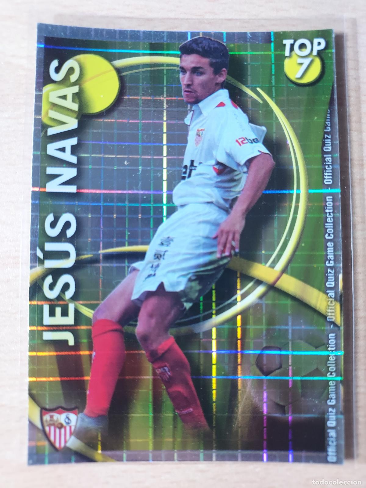 Cromos de f&uacute;tbol: 2010-2011 - 597 JESUS NAVAS (CUADRADOS AMARILLO) - SEVILLA FC - MUNDICROMO