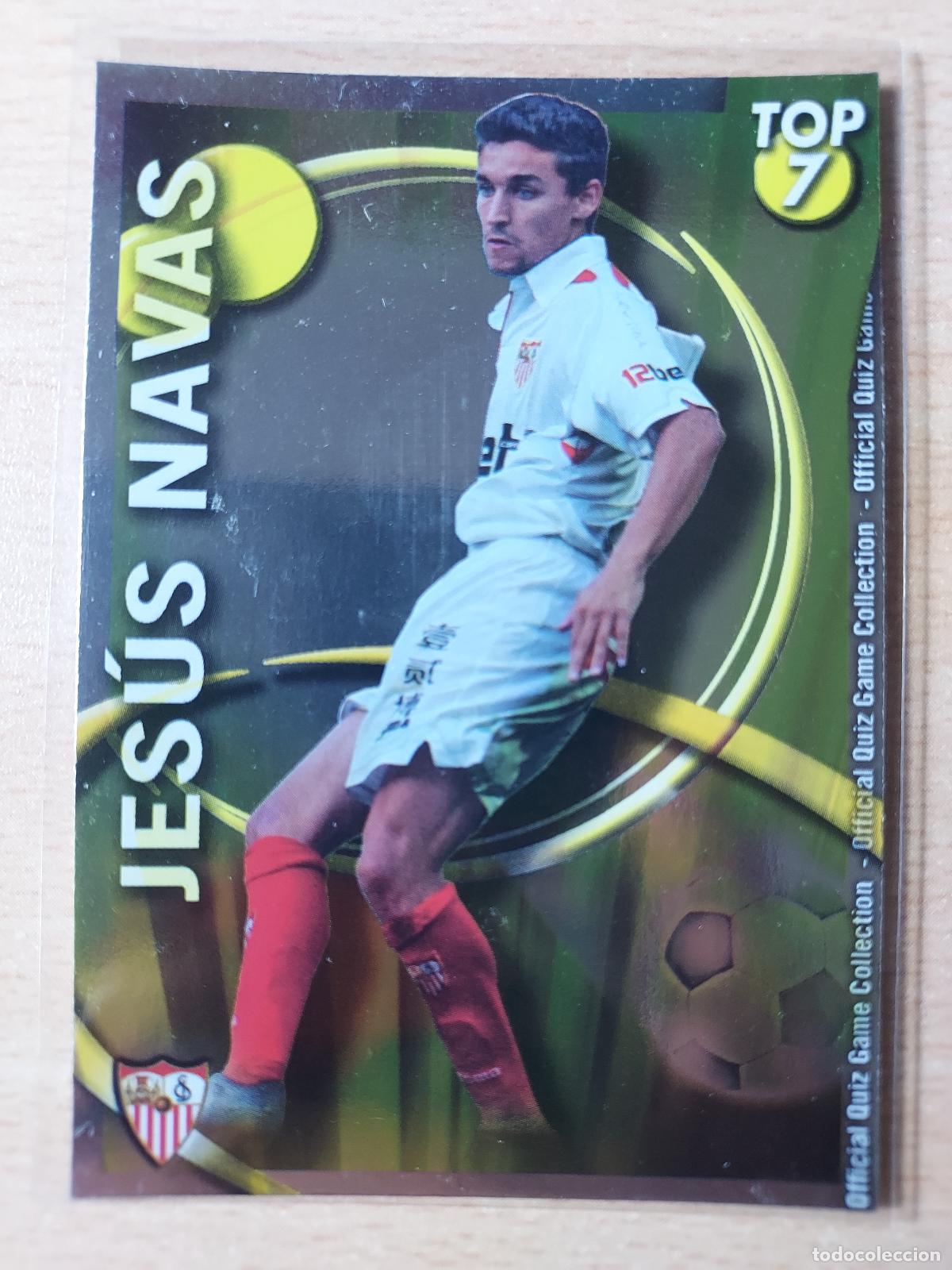 Cromos de f&uacute;tbol: 2010-2011 - 597 JESUS NAVAS (LISO AMARILLO) - SEVILLA FC - MUNDICROMO
