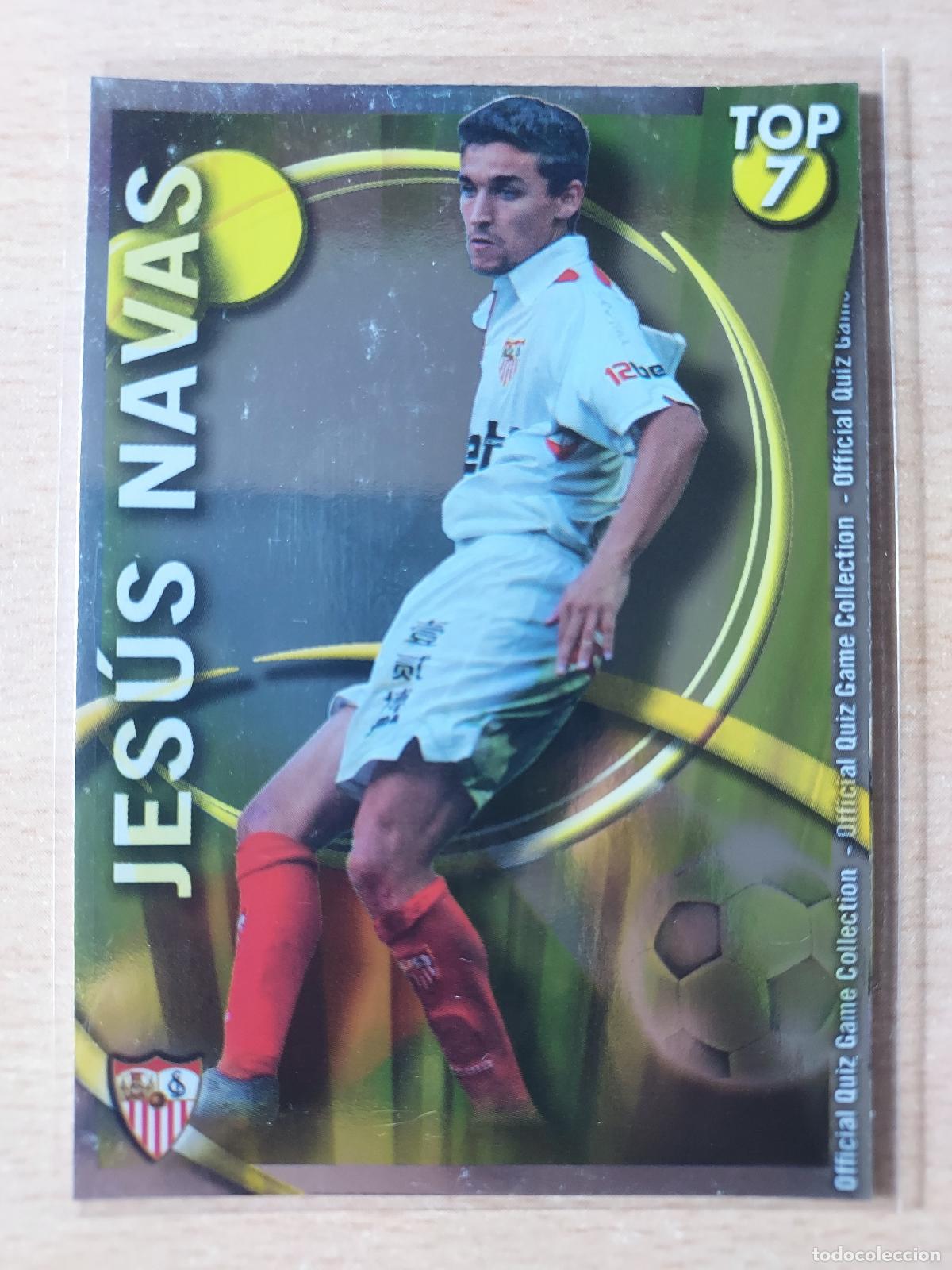 Football Stickers: 2010-2011 - 597 JESUS NAVAS (LISO AMARILLO) - SEVILLA FC - MUNDICROMO