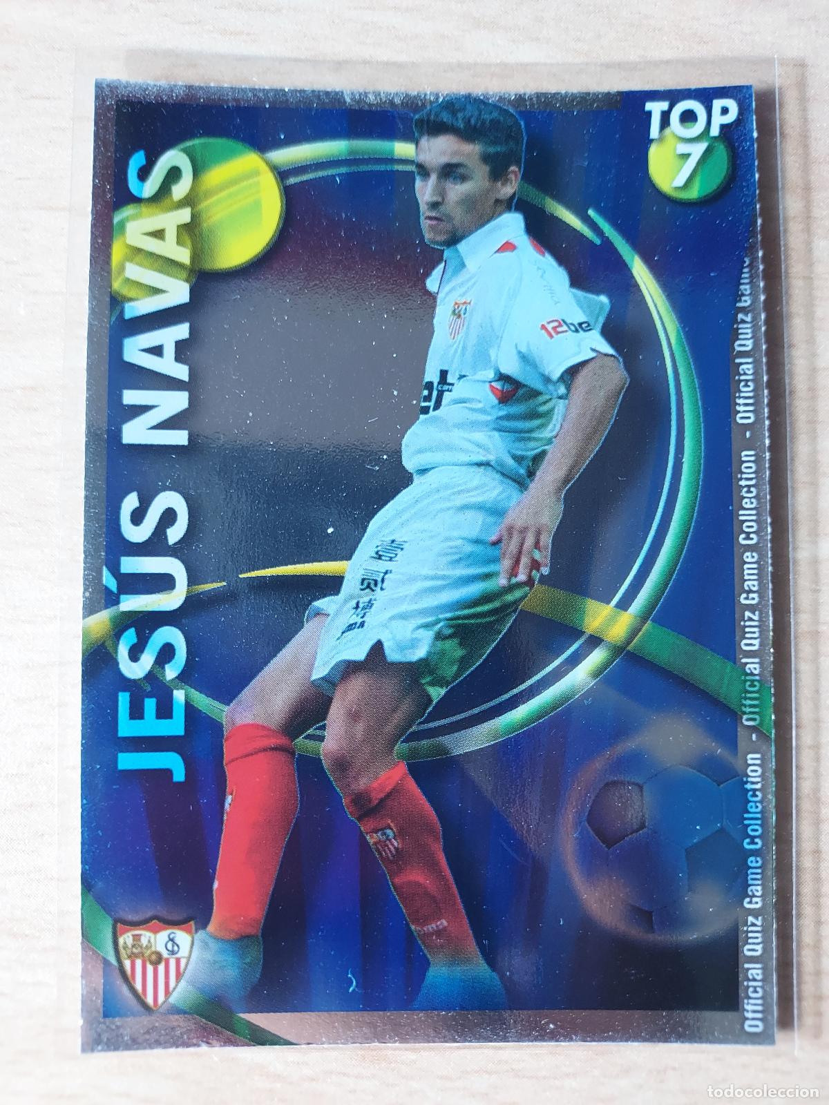 Football Stickers: 2010-2011 - 597 JESUS NAVAS (LISO AZUL) - SEVILLA FC - MUNDICROMO