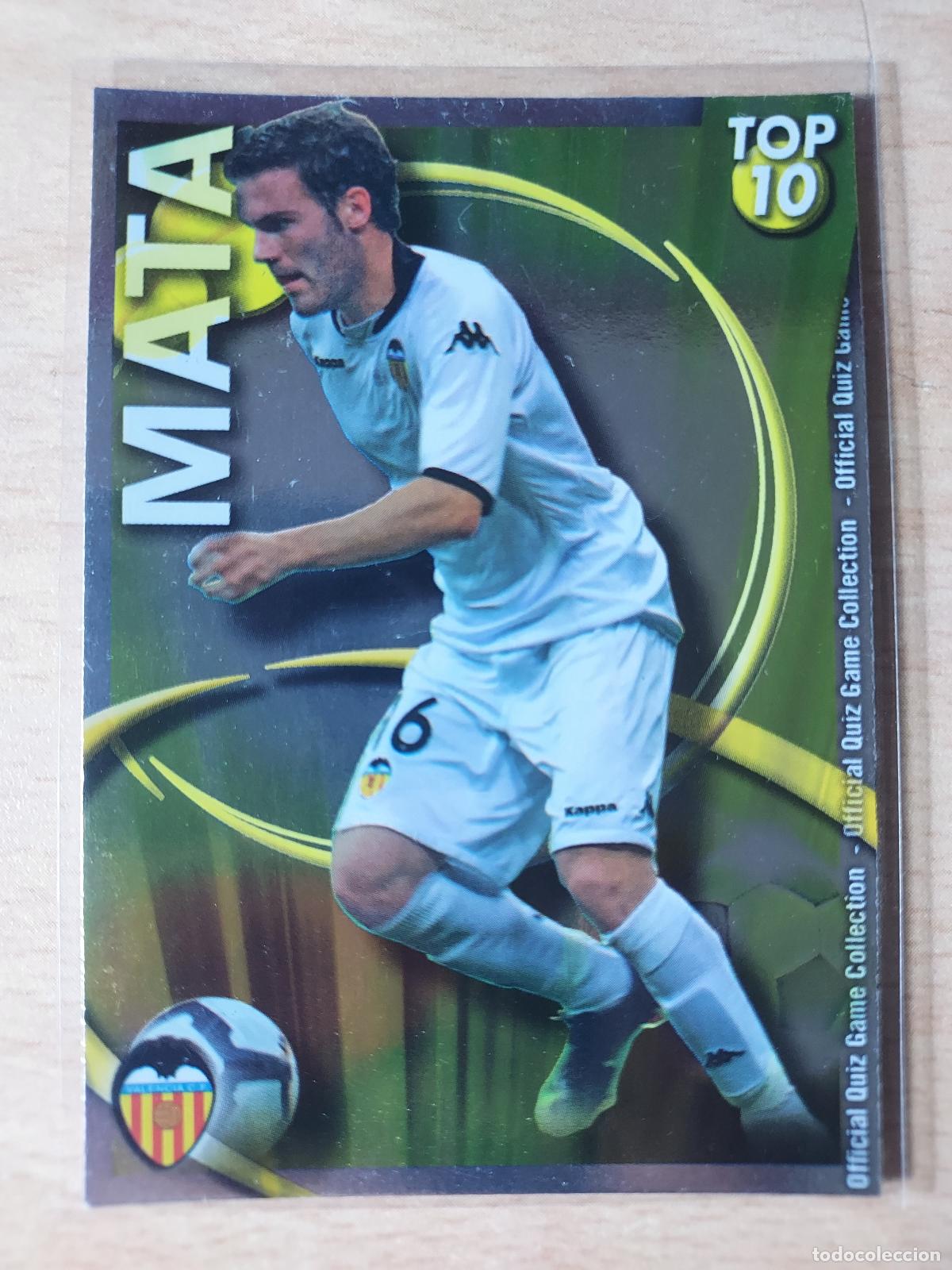 Football Stickers: 2010-2011 - 616 MATA (LISO AMARILLO) - VALENCIA CF - MUNDICROMO