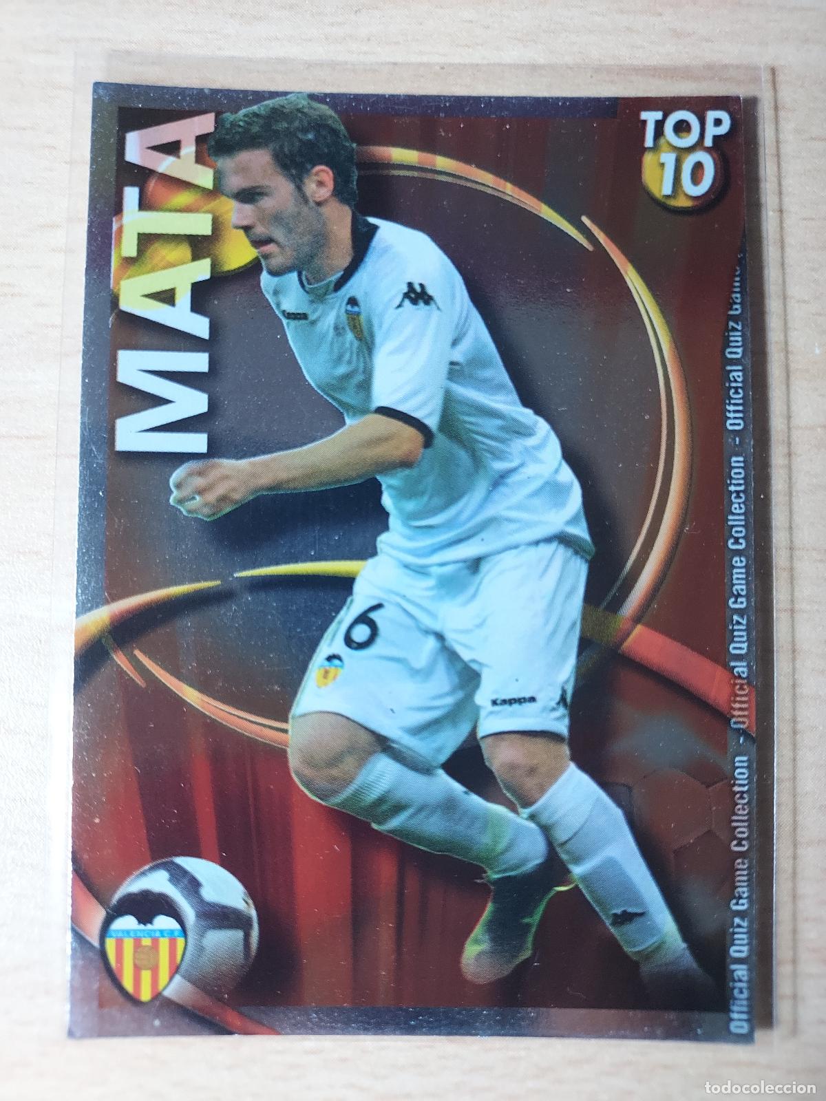 Football Stickers: 2010-2011 - 616 MATA (LISO ROJO) - VALENCIA CF - MUNDICROMO