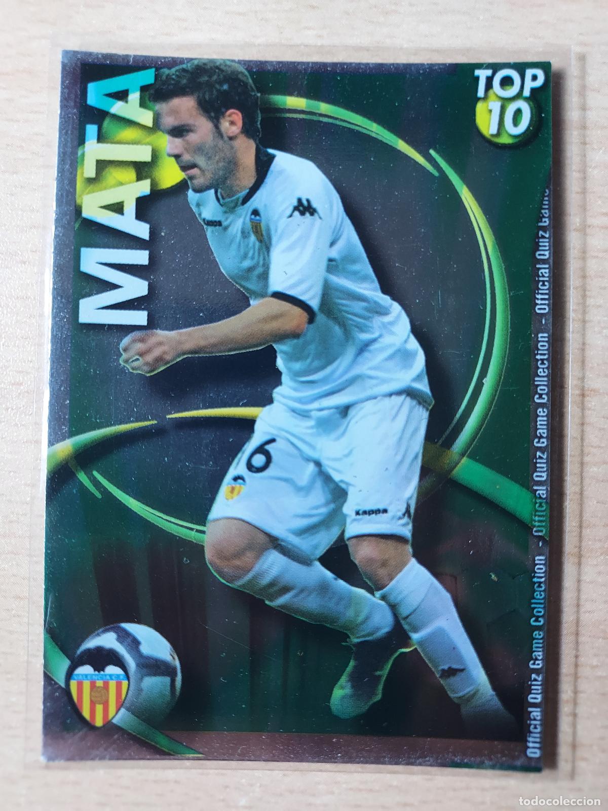 Football Stickers: 2010-2011 - 616 MATA (LISO VERDE) - VALENCIA CF - MUNDICROMO
