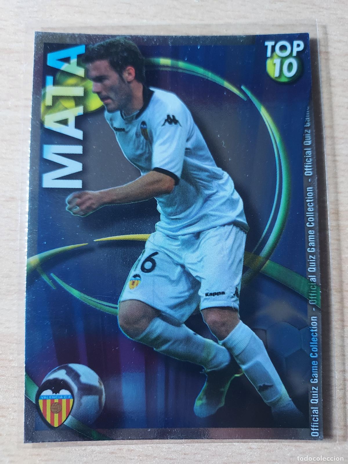 Football Stickers: 2010-2011 - 616 MATA (LISO AZUL) - VALENCIA CF - MUNDICROMO