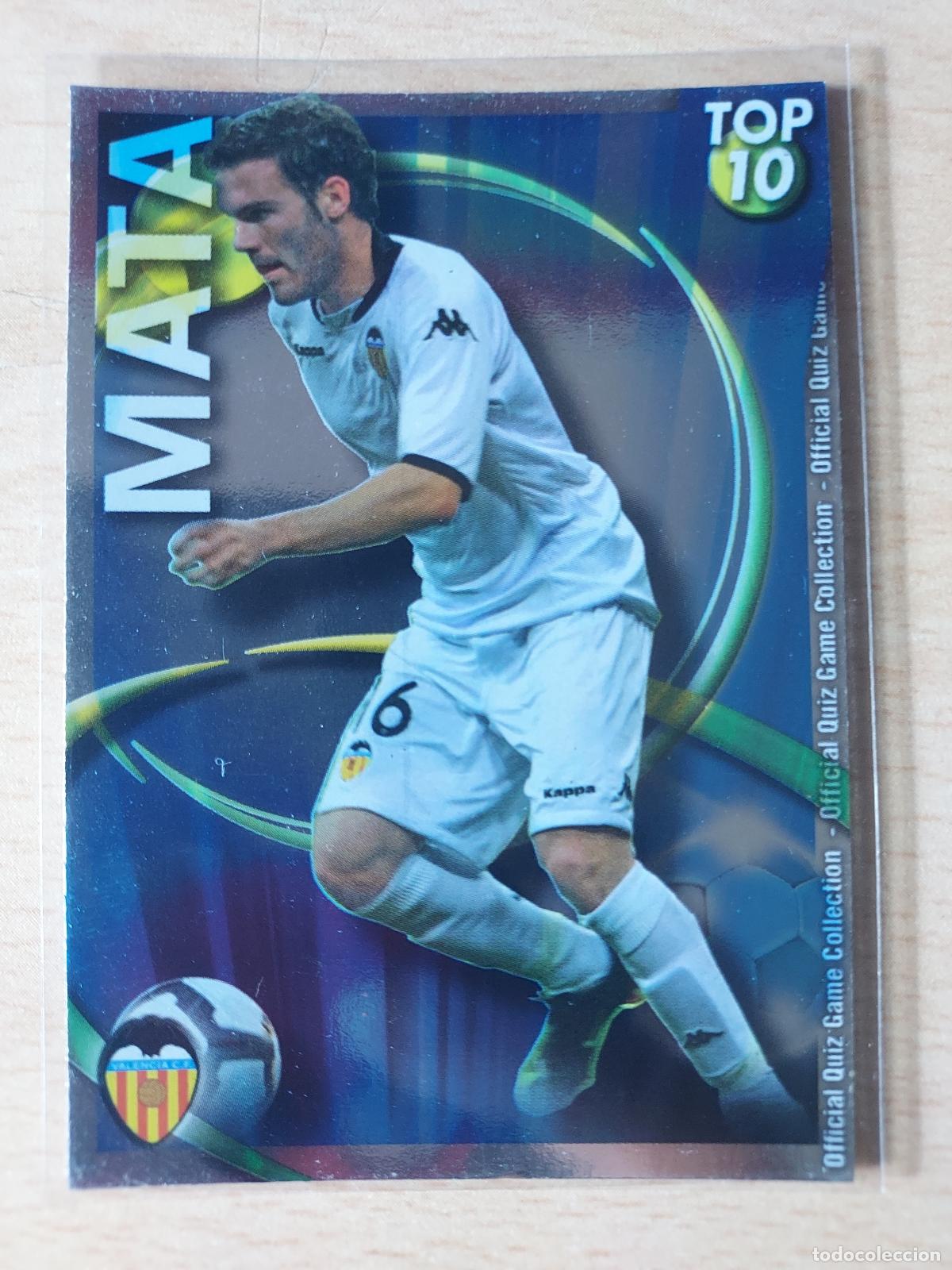 Football Stickers: 2010-2011 - 616 MATA (LISO AZUL) - VALENCIA CF - MUNDICROMO
