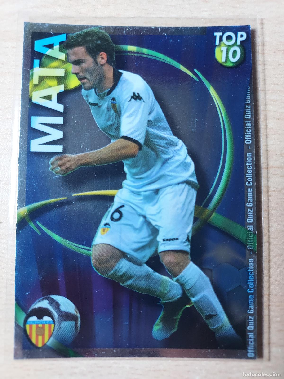 Football Stickers: 2010-2011 - 616 MATA (LISO AZUL) - VALENCIA CF - MUNDICROMO