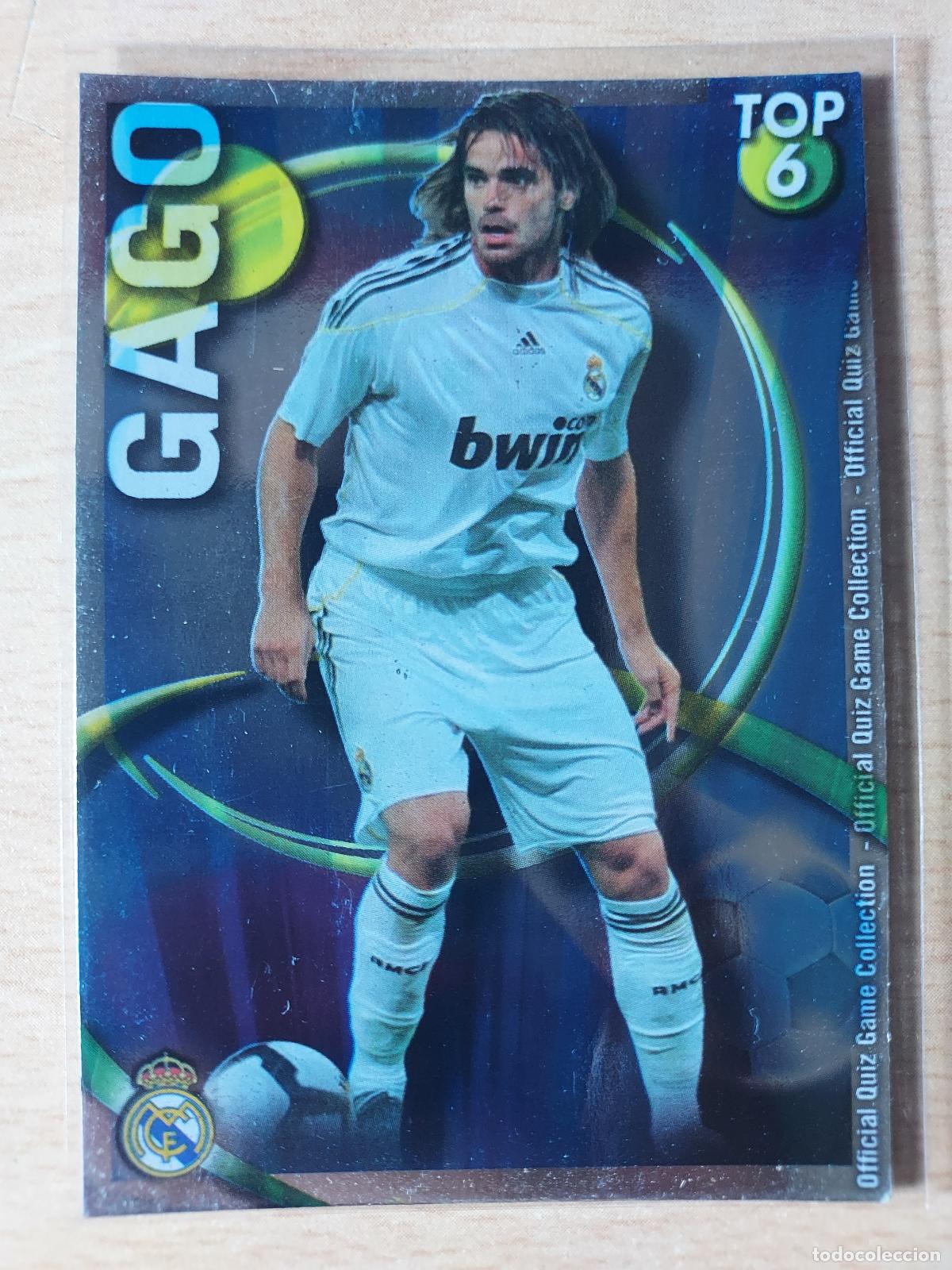 Football Stickers: 2010-2011 - 587 GAGO (LISO AZUL) - REAL MADRID - MUNDICROMO