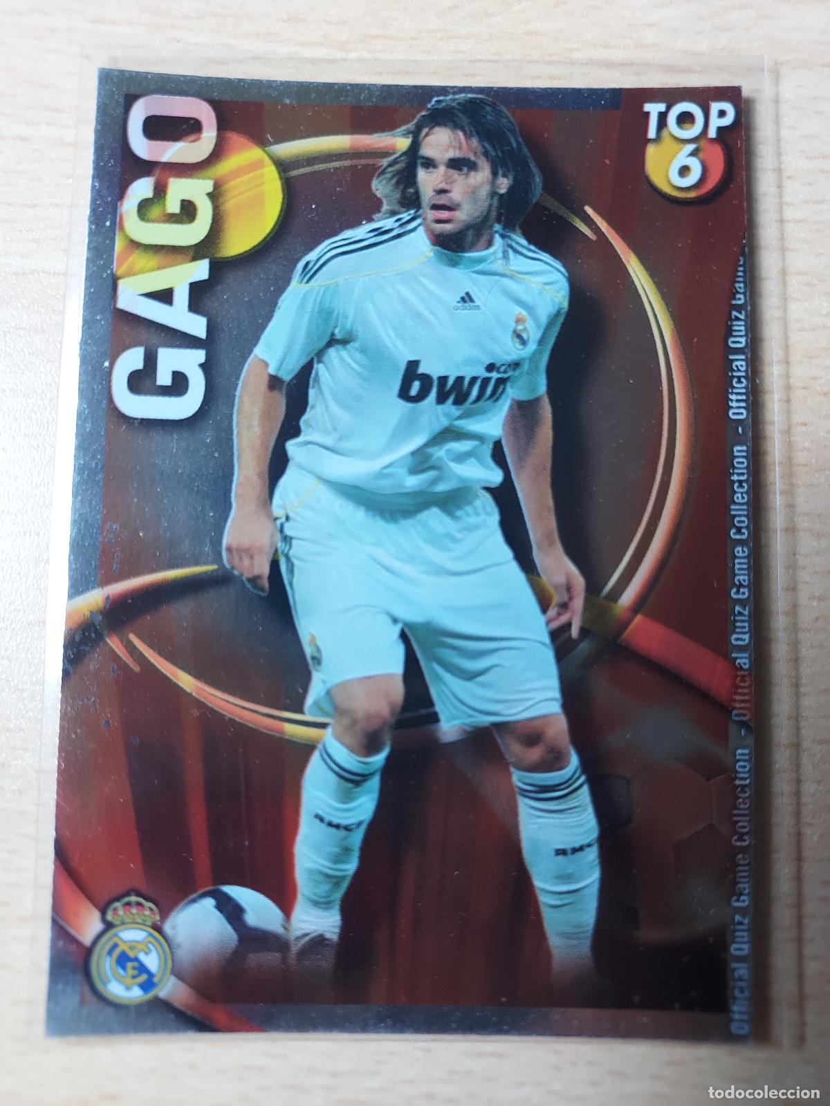 Football Stickers: 2010-2011 - 587 GAGO (LISO ROJO) - REAL MADRID - MUNDICROMO