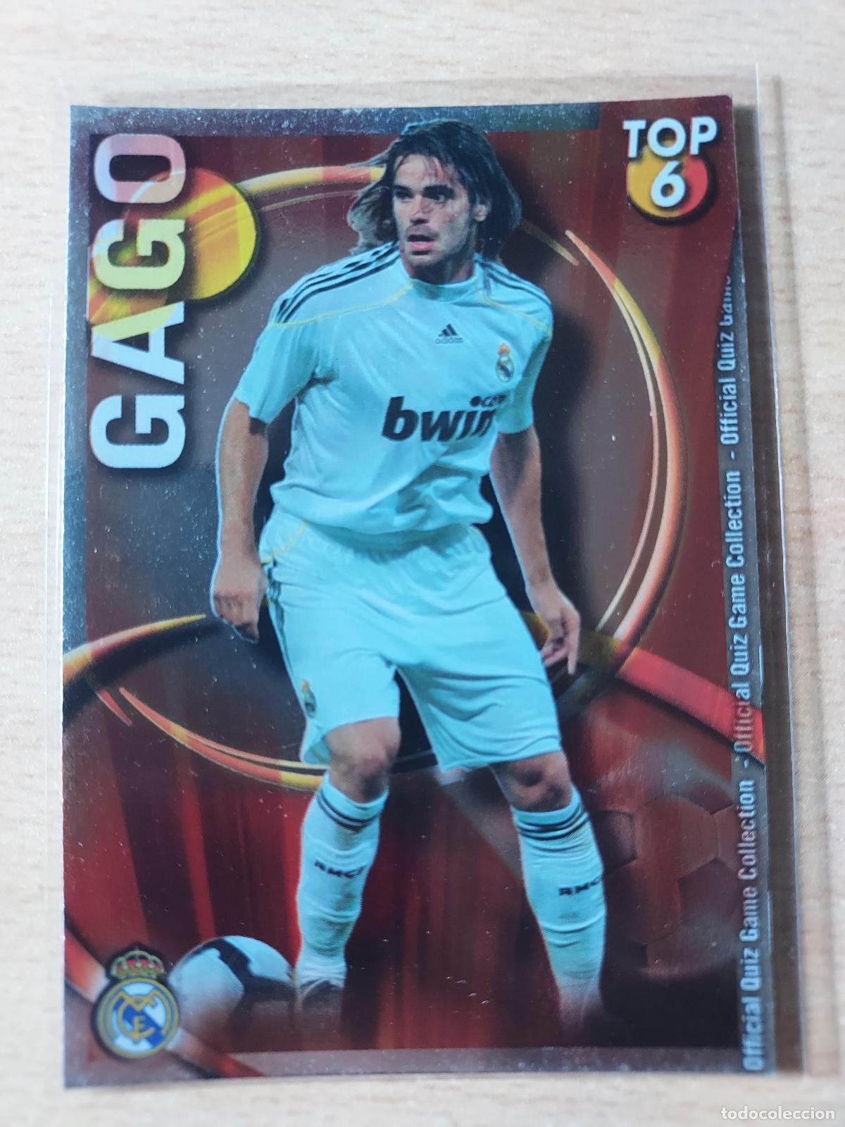 Football Stickers: 2010-2011 - 587 GAGO (LISO ROJO) - REAL MADRID - MUNDICROMO