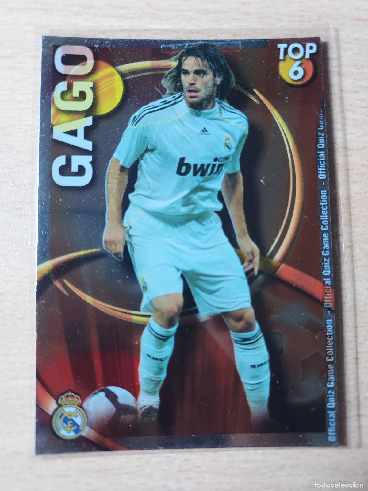 Football Stickers: 2010-2011 - 587 GAGO (LISO ROJO) - REAL MADRID - MUNDICROMO