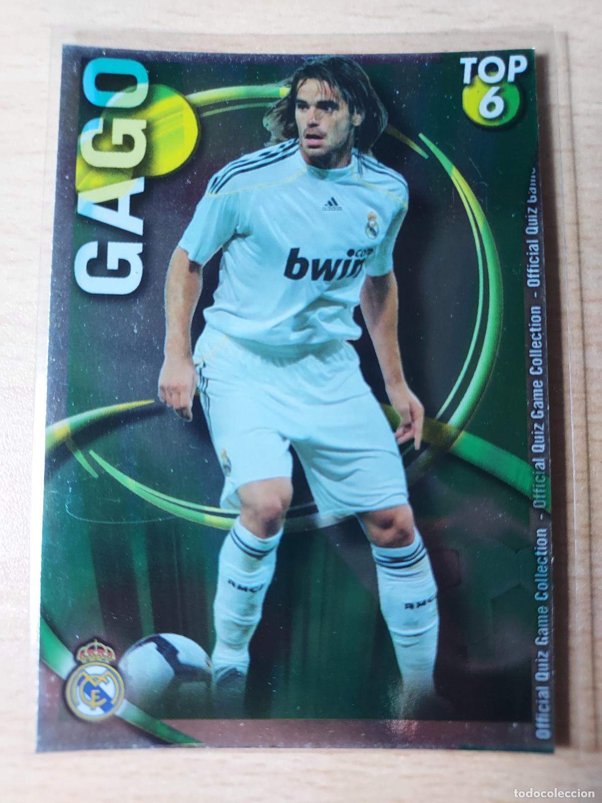Football Stickers: 2010-2011 - 587 GAGO (LISO VERDE) - REAL MADRID - MUNDICROMO