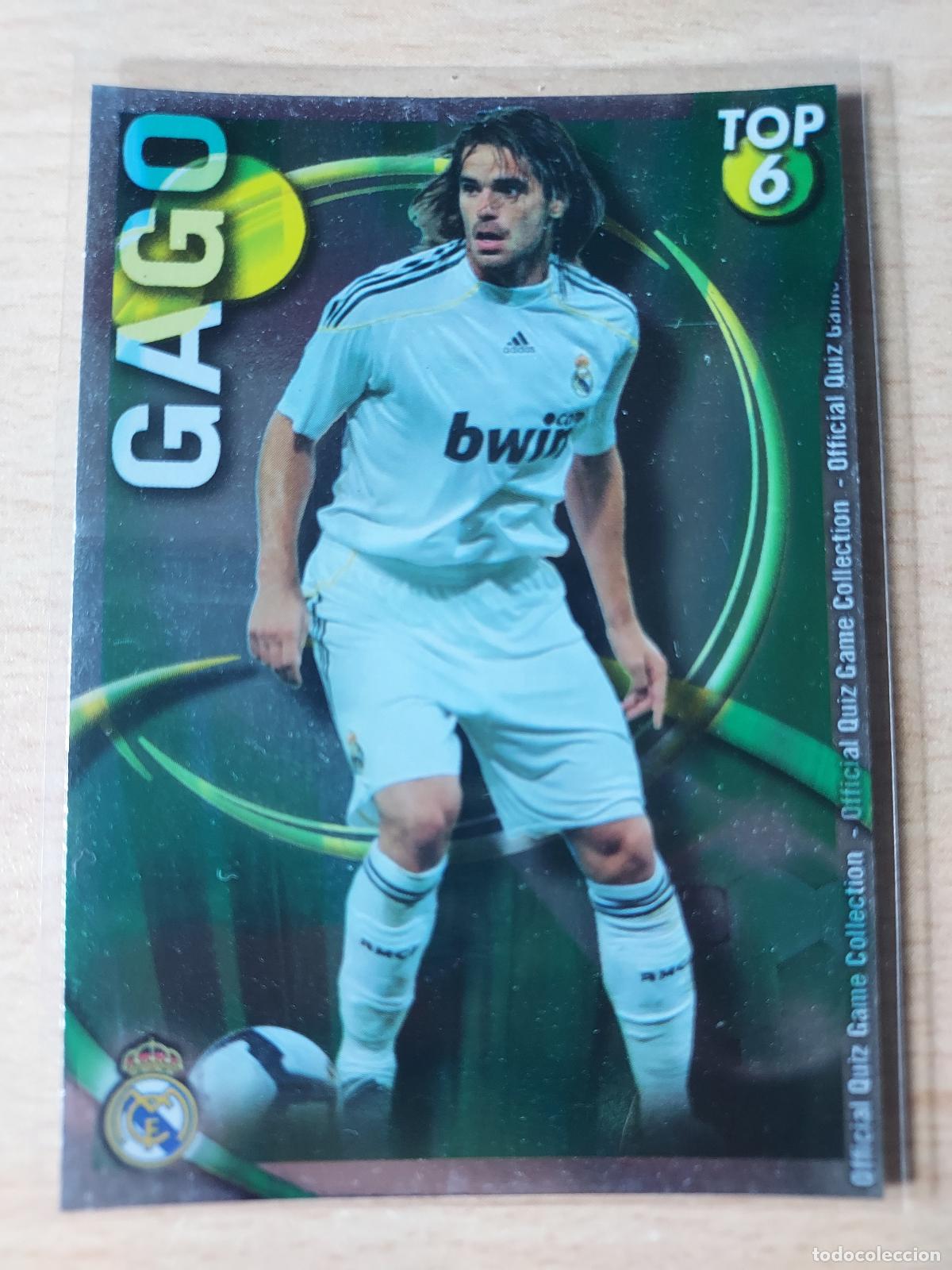 Football Stickers: 2010-2011 - 587 GAGO (LISO VERDE) - REAL MADRID - MUNDICROMO