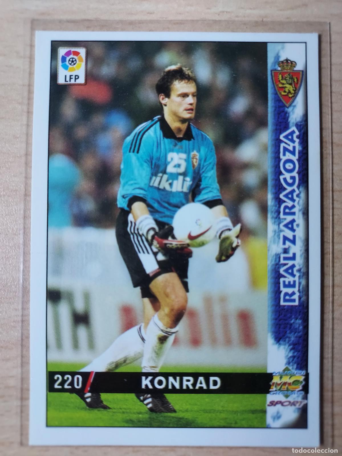 Cartes &agrave; collectionner de Football: 1998-1999 - 220 KONRAD - REAL ZARAGOZA - MUNDICROMO