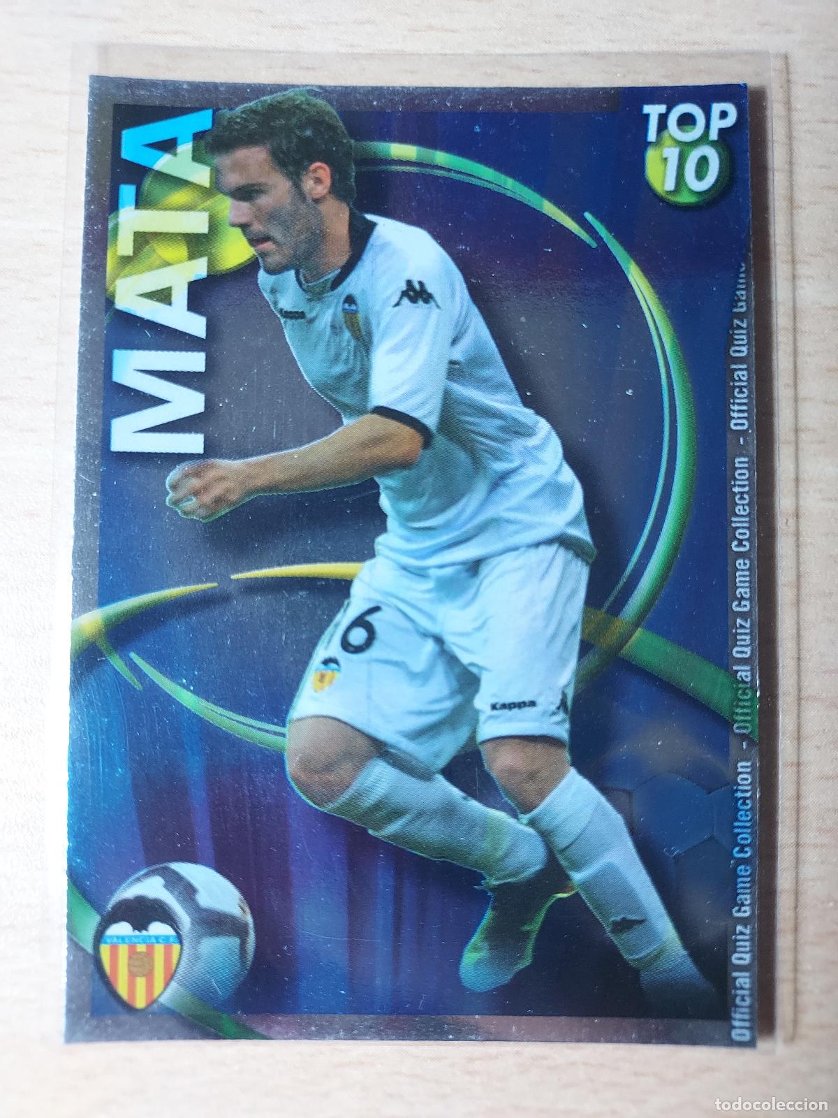 Cartes &agrave; collectionner de Football: 2010-2011 - 616 MATA (LISO AZUL) - VALENCIA CF - MUNDICROMO