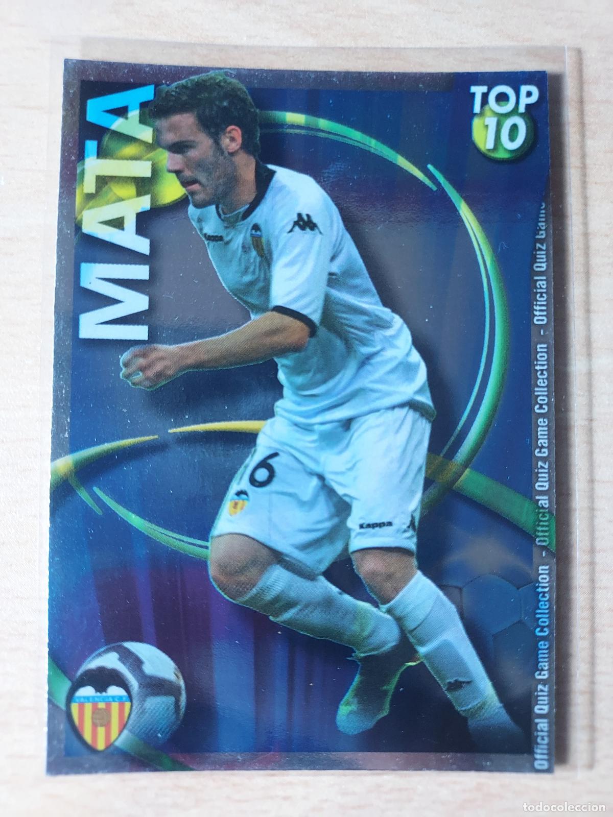 Cartes &agrave; collectionner de Football: 2010-2011 - 616 MATA (LISO AZUL) - VALENCIA CF - MUNDICROMO