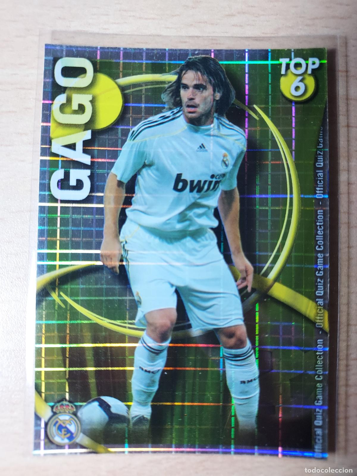 Football Stickers: 2010-2011 - 587 GAGO (CUADRADOS AMARILLO) - REAL MADRID - MUNDICROMO