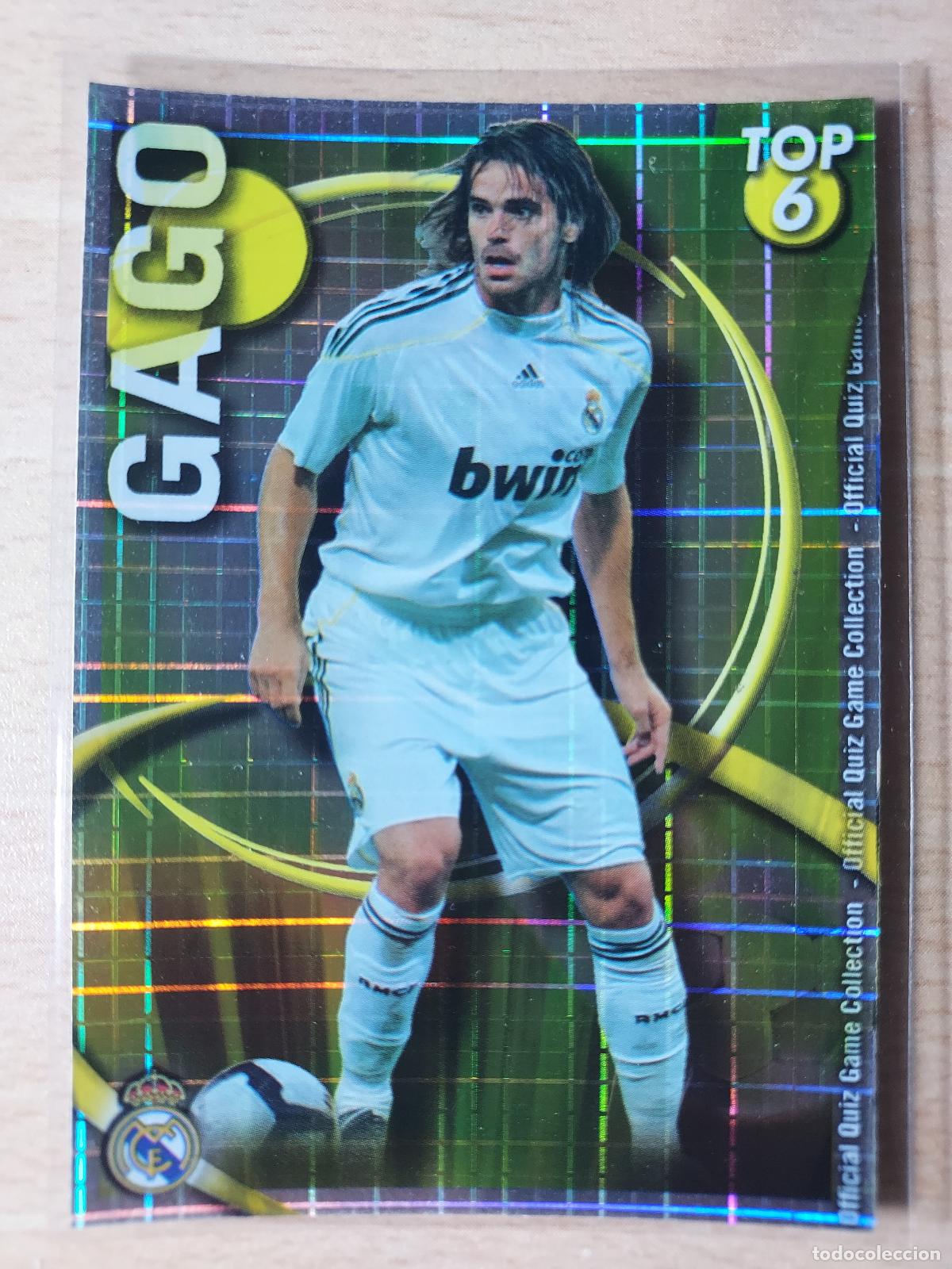 Football Stickers: 2010-2011 - 587 GAGO (CUADRADOS AMARILLO) - REAL MADRID - MUNDICROMO