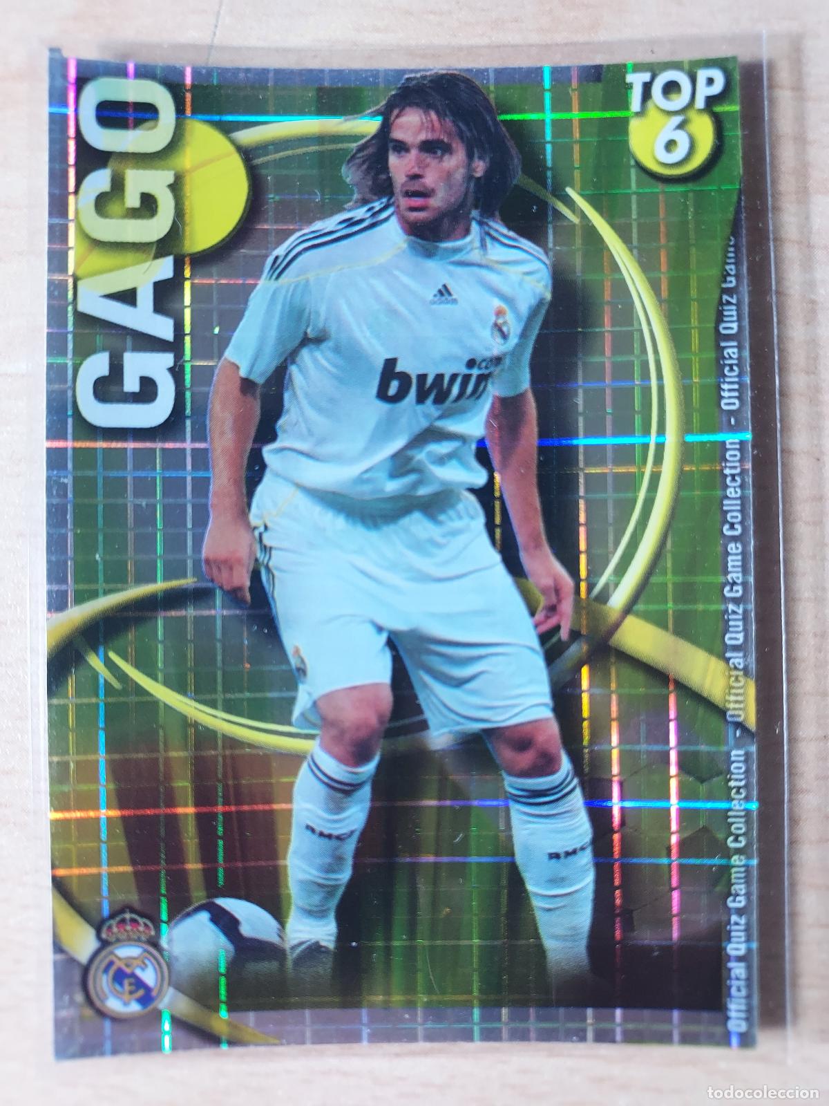 Football Stickers: 2010-2011 - 587 GAGO (CUADRADOS AMARILLO) - REAL MADRID - MUNDICROMO