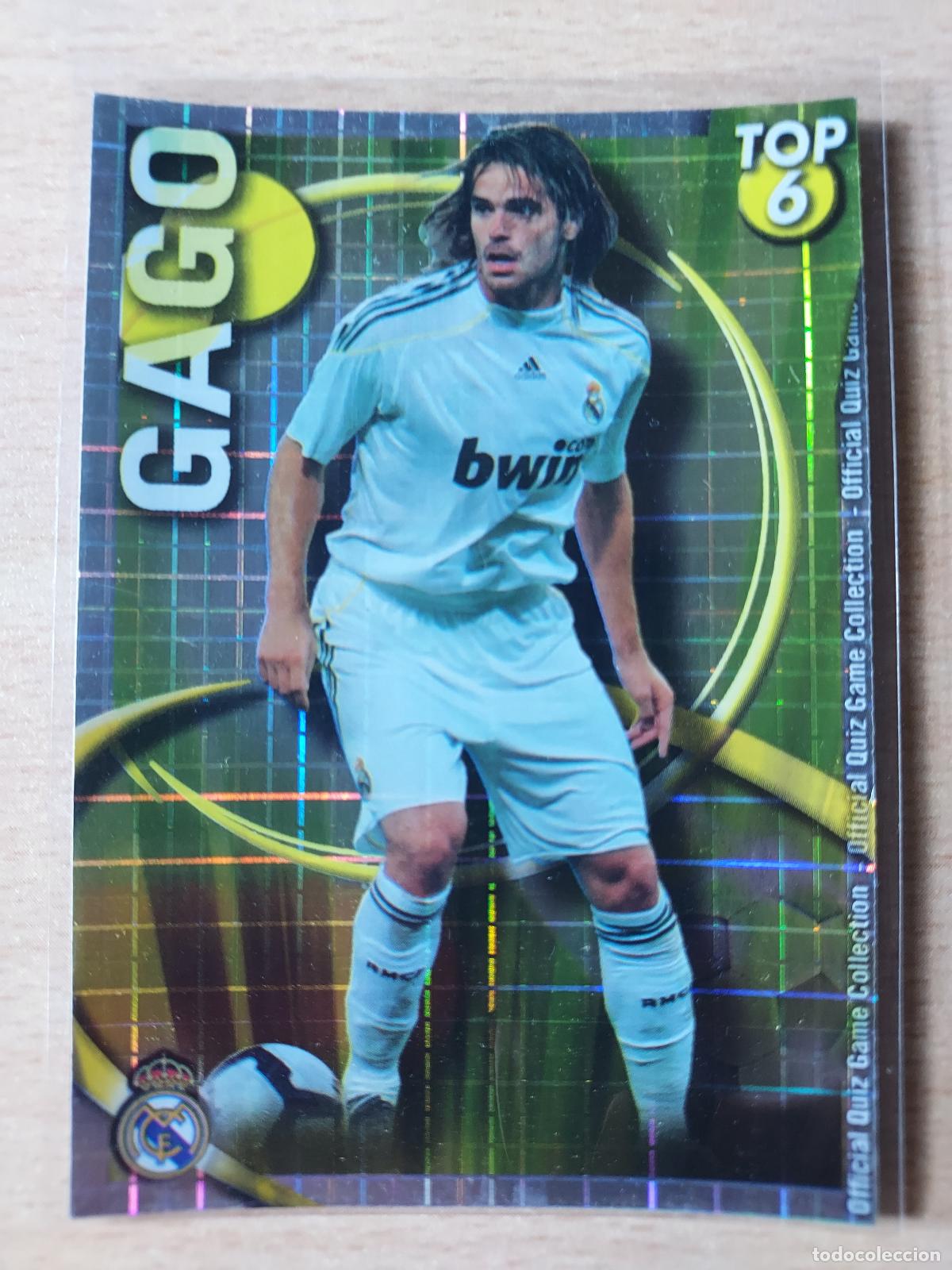 Football Stickers: 2010-2011 - 587 GAGO (CUADRADOS AMARILLO) - REAL MADRID - MUNDICROMO