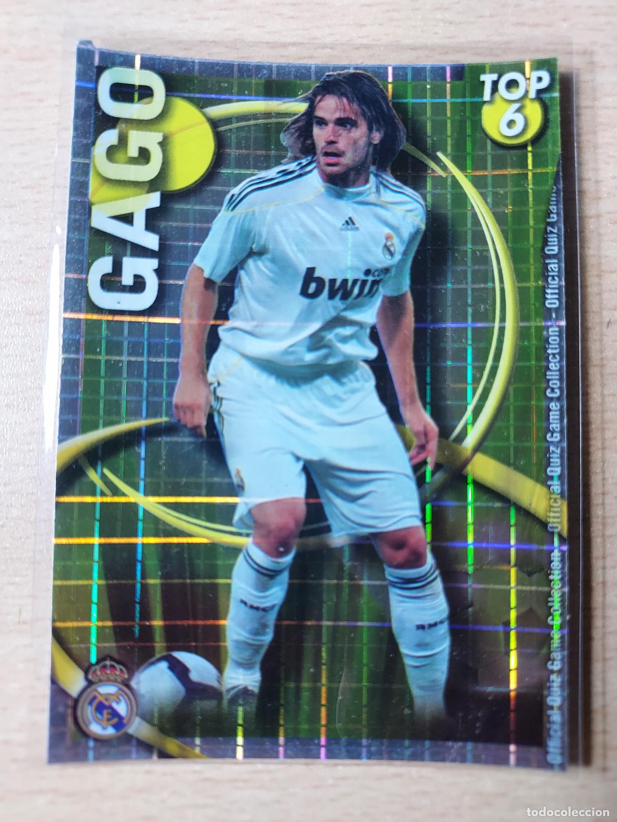 Football Stickers: 2010-2011 - 587 GAGO (CUADRADOS AMARILLO) - REAL MADRID - MUNDICROMO
