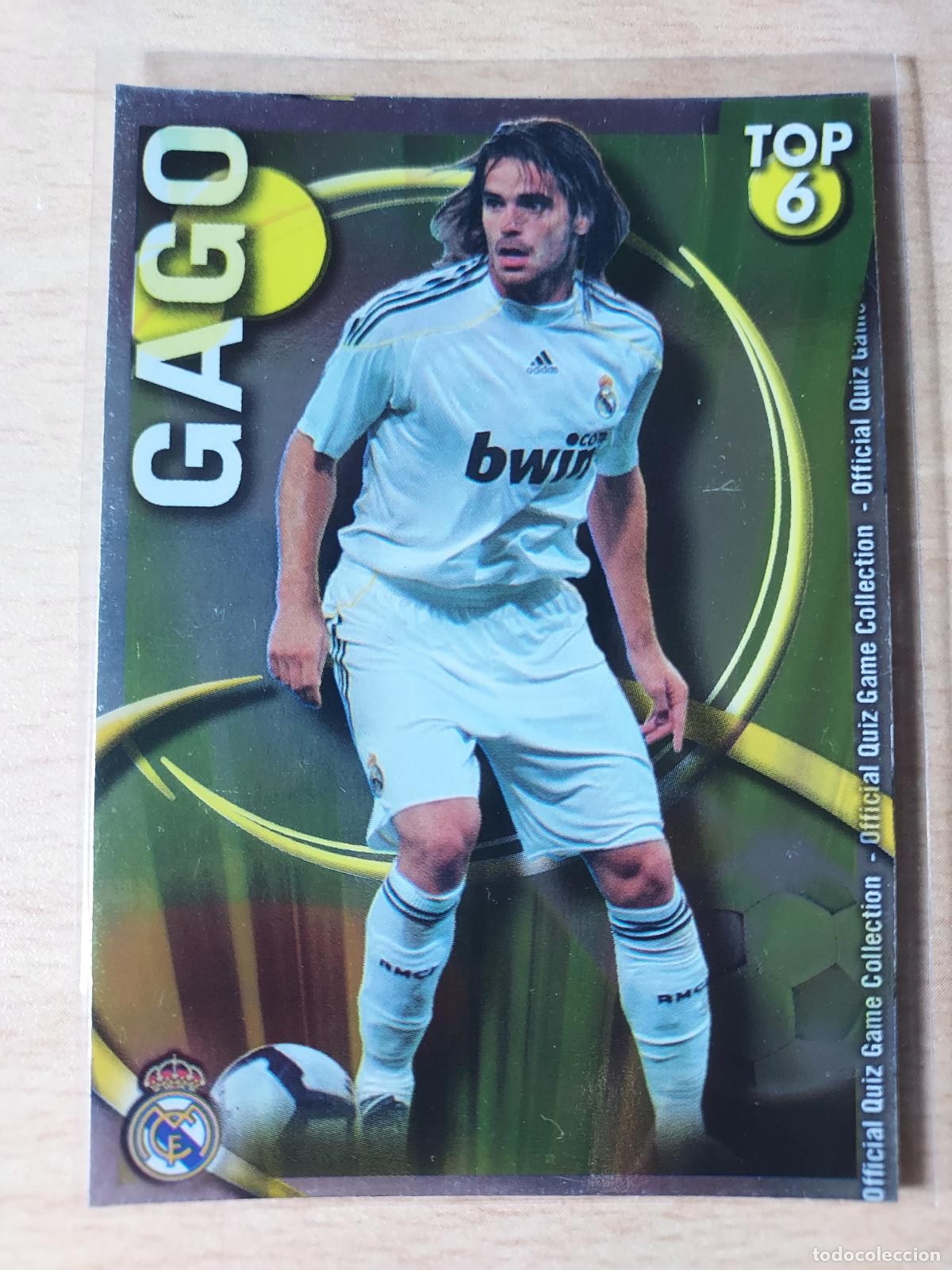 Football Stickers: 2010-2011 - 587 GAGO (LISO AMARILLO) - REAL MADRID - MUNDICROMO