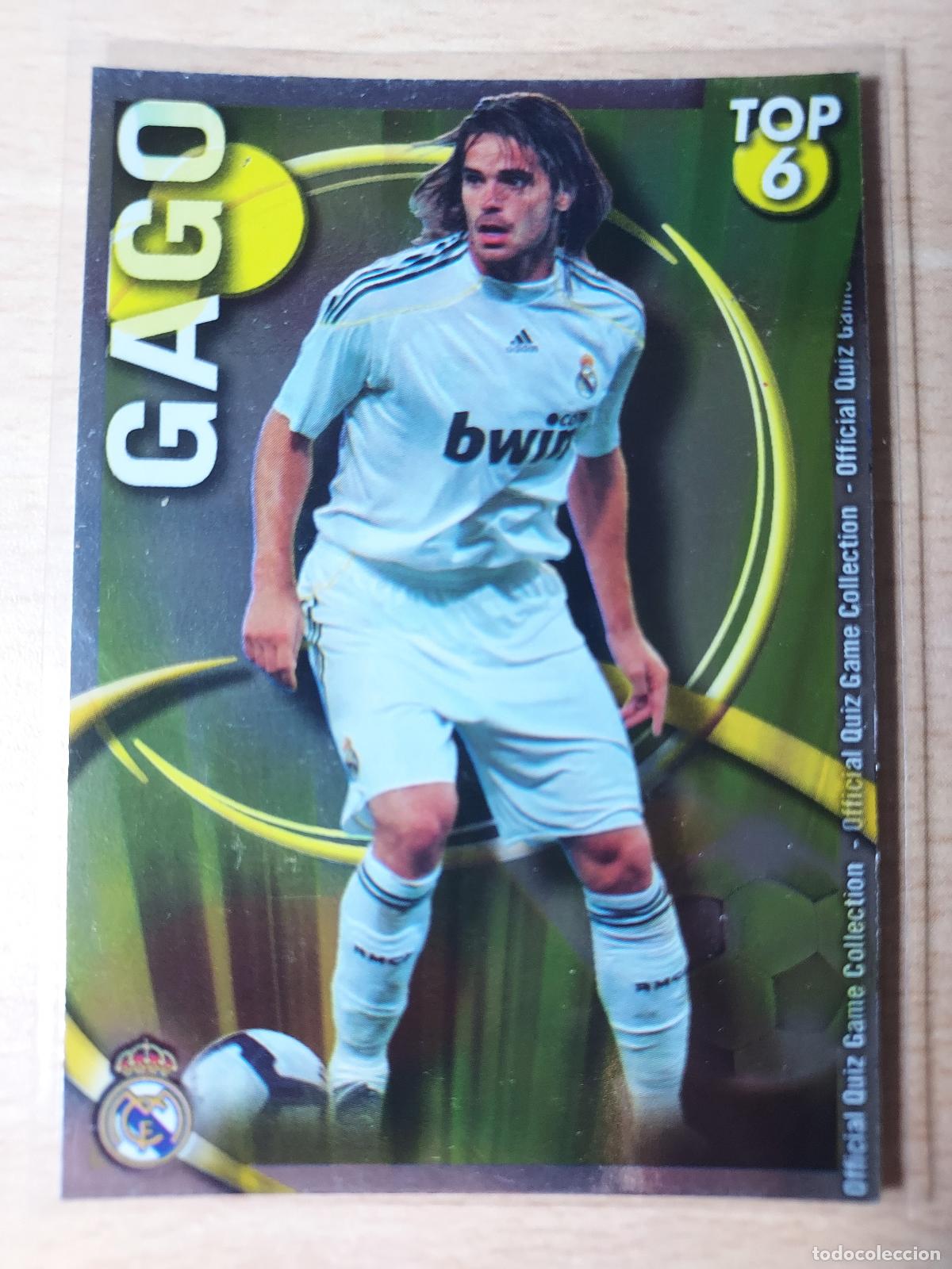 Football Stickers: 2010-2011 - 587 GAGO (LISO AMARILLO) - REAL MADRID - MUNDICROMO