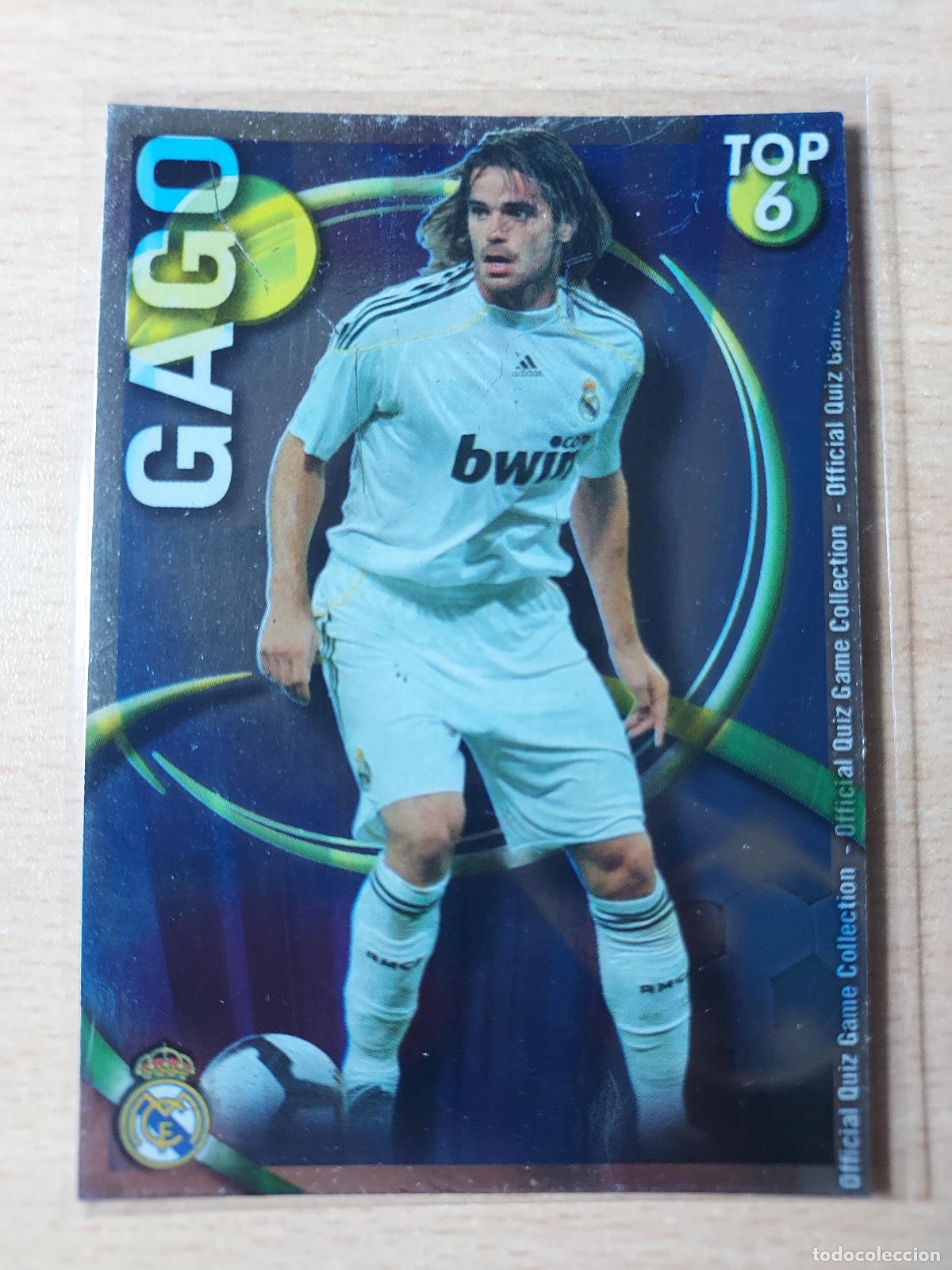 Football Stickers: 2010-2011 - 587 GAGO (LISO AZUL) - REAL MADRID - MUNDICROMO