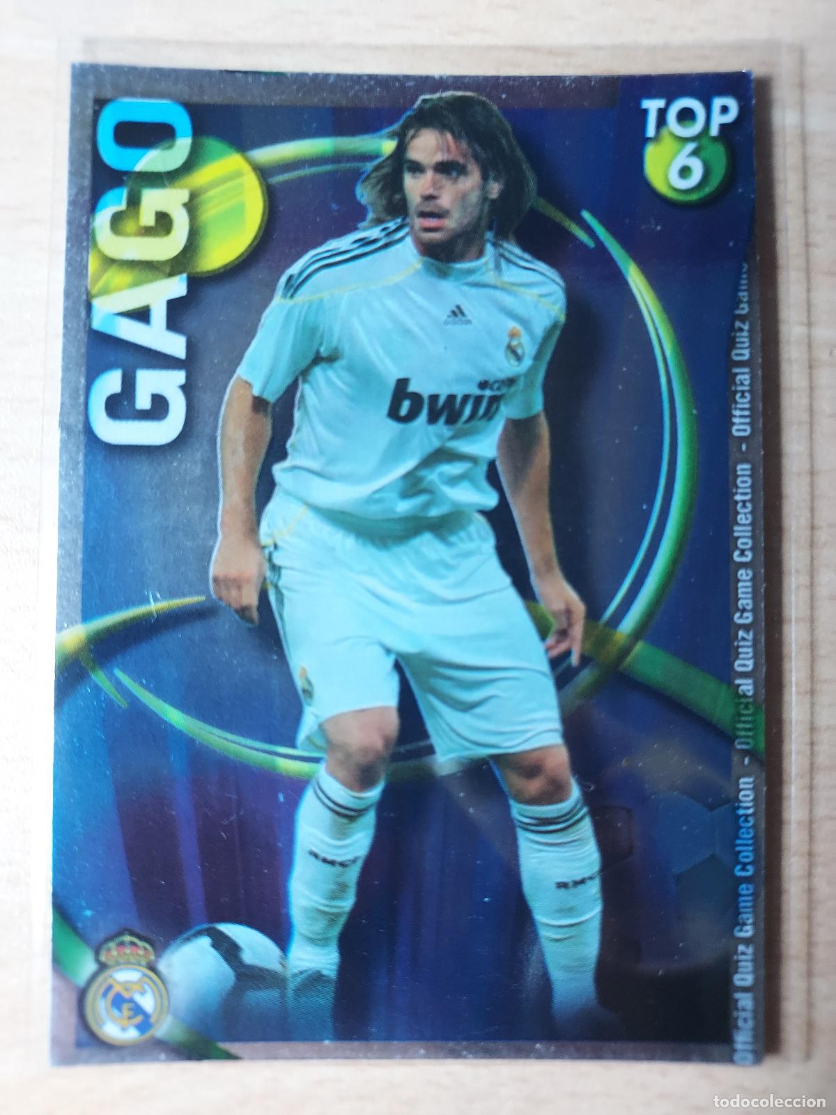 Football Stickers: 2010-2011 - 587 GAGO (LISO AZUL) - REAL MADRID - MUNDICROMO