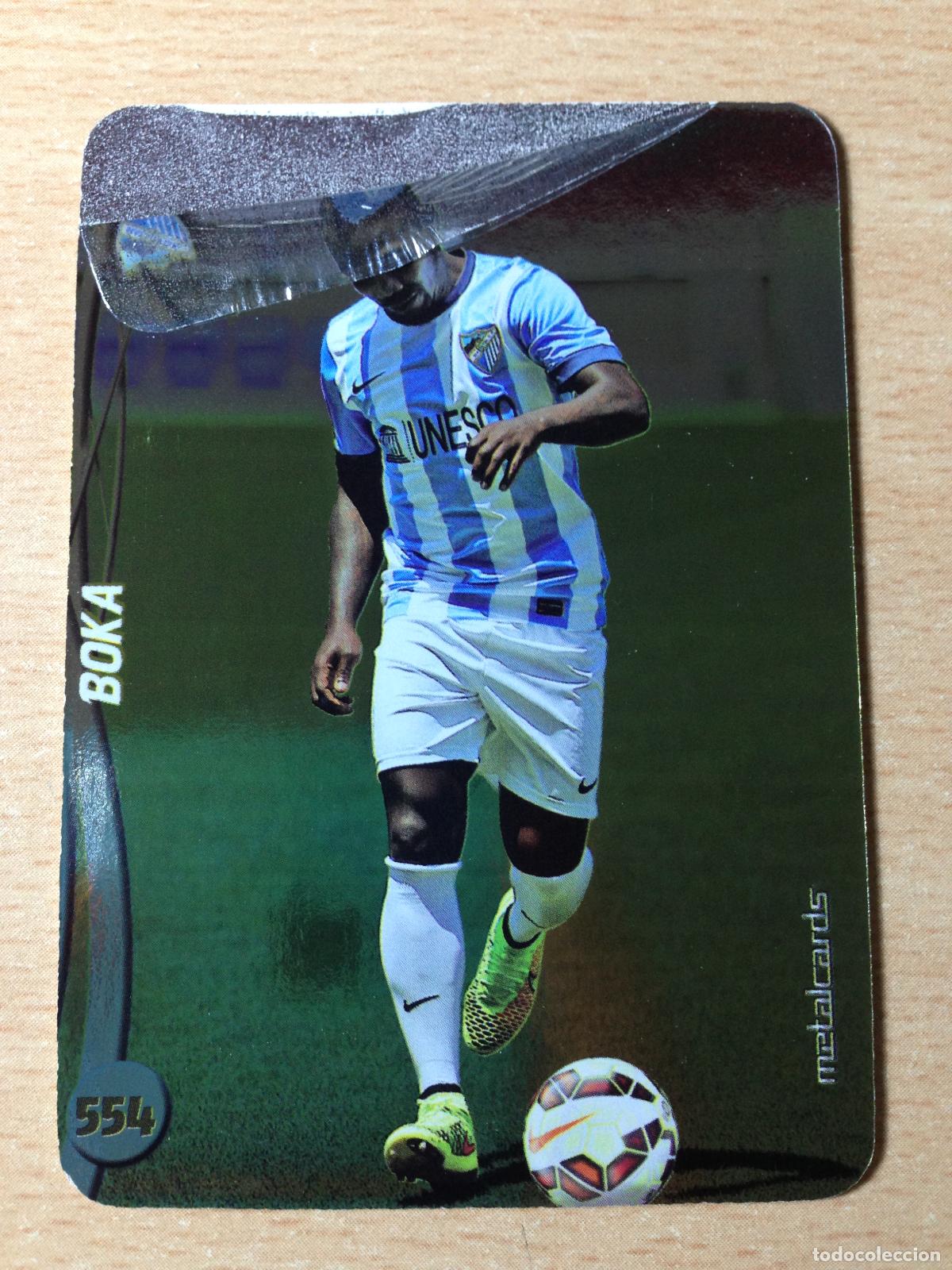 Football Stickers: 2014-2015 - 554 BOKA - MALAGA CF - MUNDICROMO
