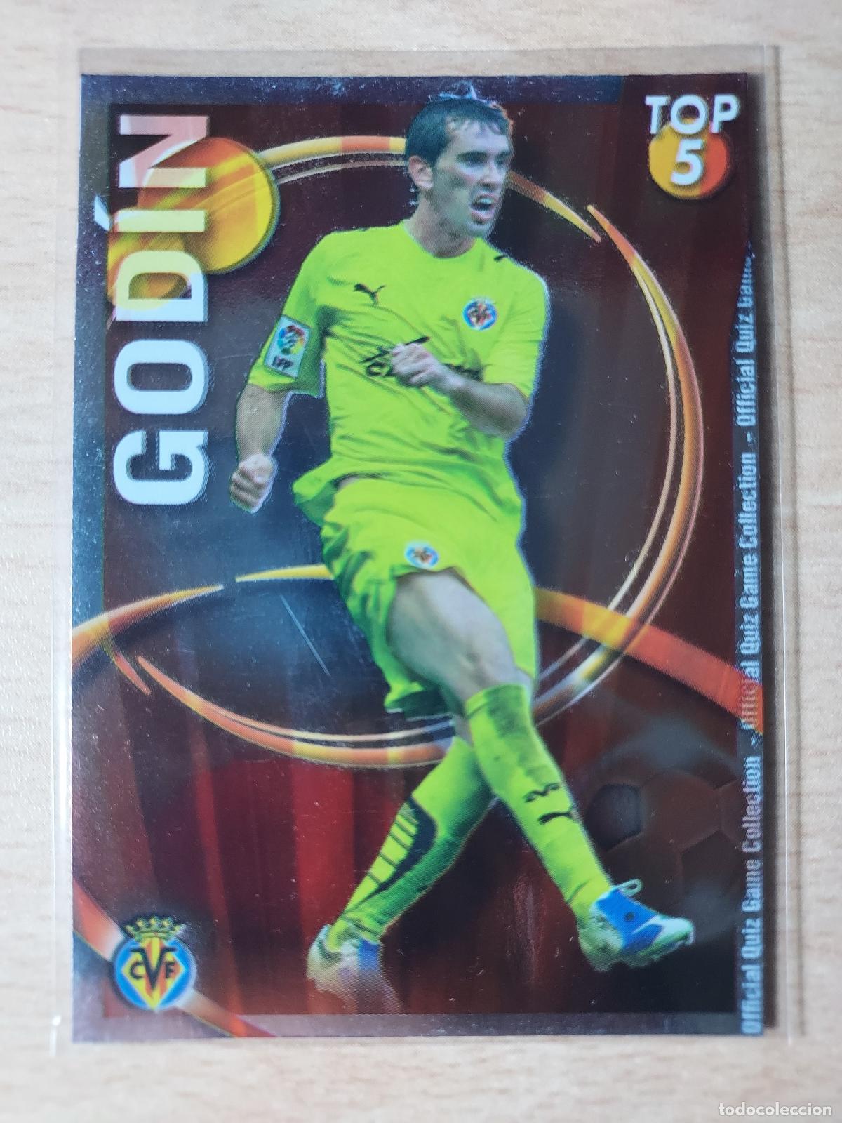 Football Stickers: 2010-2011 - 573 GODIN (LISO ROJO) - VILLARREAL CF - MUNDICROMO