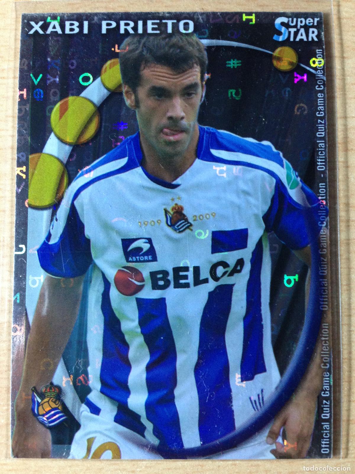 Fu&szlig;ball-Sticker: 2010-2011 - 483 XABI PRIETO (LETRAS) - REAL SOCIEDAD - MUNDICROMO