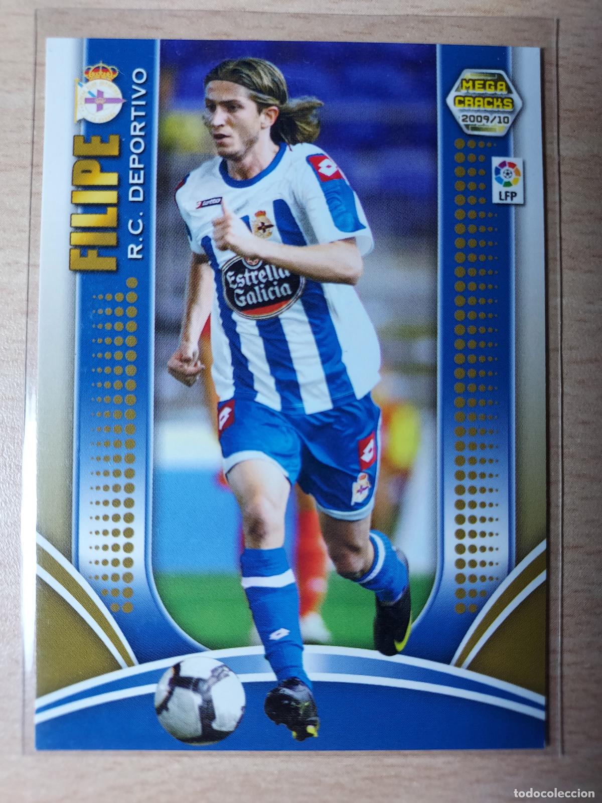 Fu&szlig;ball-Sticker: 2009-2010 - 80 FILIPE LUIS - DEPORTIVO DE LA CORU&Ntilde;A - MEGACRACKS
