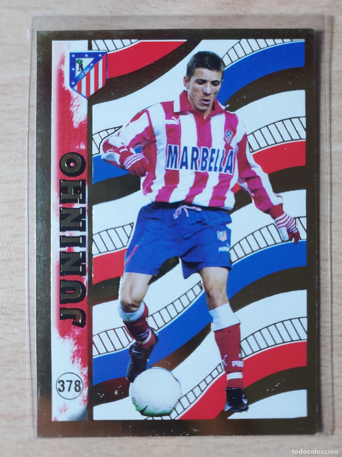 Cromos de f&uacute;tbol: 1998-1999 - 378 JUNINHO - ATLETICO DE MADRID - MUNDICROMO