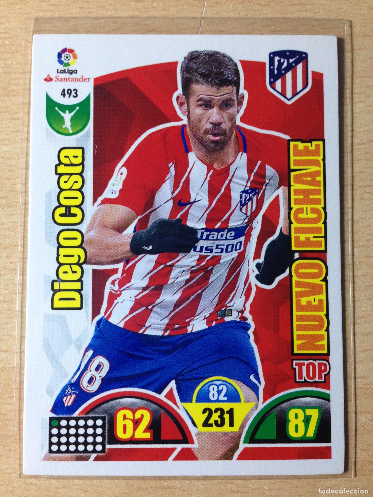 Figurine di Calcio: 2017-2018 - 493 DIEGO COSTA - ATLETICO DE MADRID - PANINI ADRENALYN