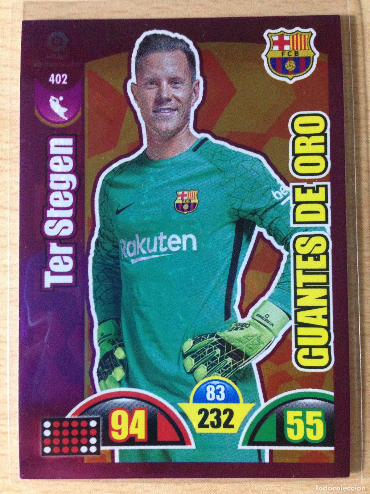 Football Stickers: 2017-2018 - 402 TER STEGEN - FC BARCELONA - PANINI ADRENALYN