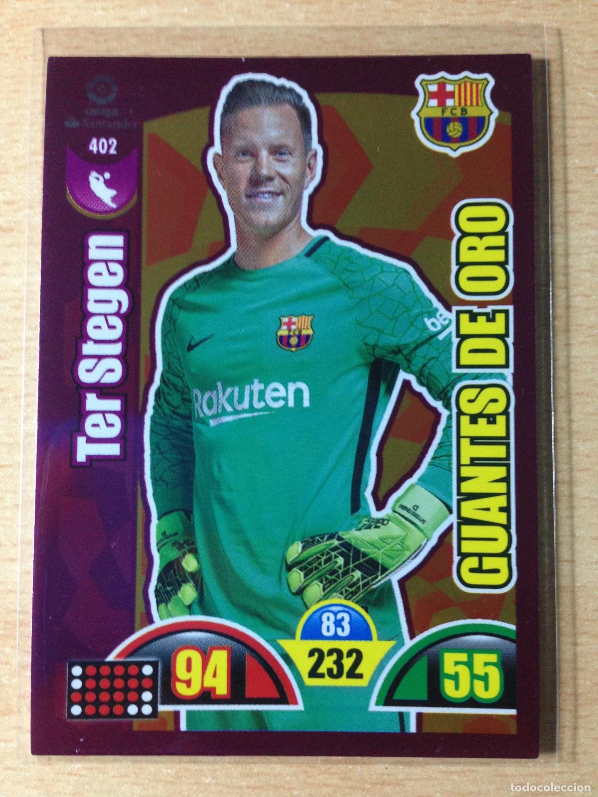Football Stickers: 2017-2018 - 402 TER STEGEN - FC BARCELONA - PANINI ADRENALYN