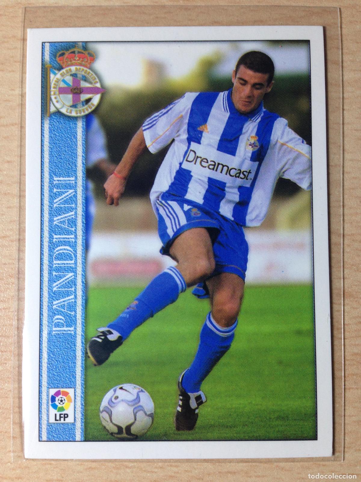 Cartes &agrave; collectionner de Football: 2000-2001 - 506 PANDIANI - DEPORTIVO DE LA CORU&Ntilde;A - MUNDICROMO