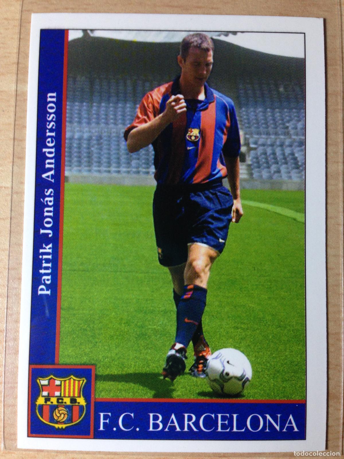 Cartes &agrave; collectionner de Football: 2001-2002 - 76 ANDERSSON - FC BARCELONA - MUNDICROMO